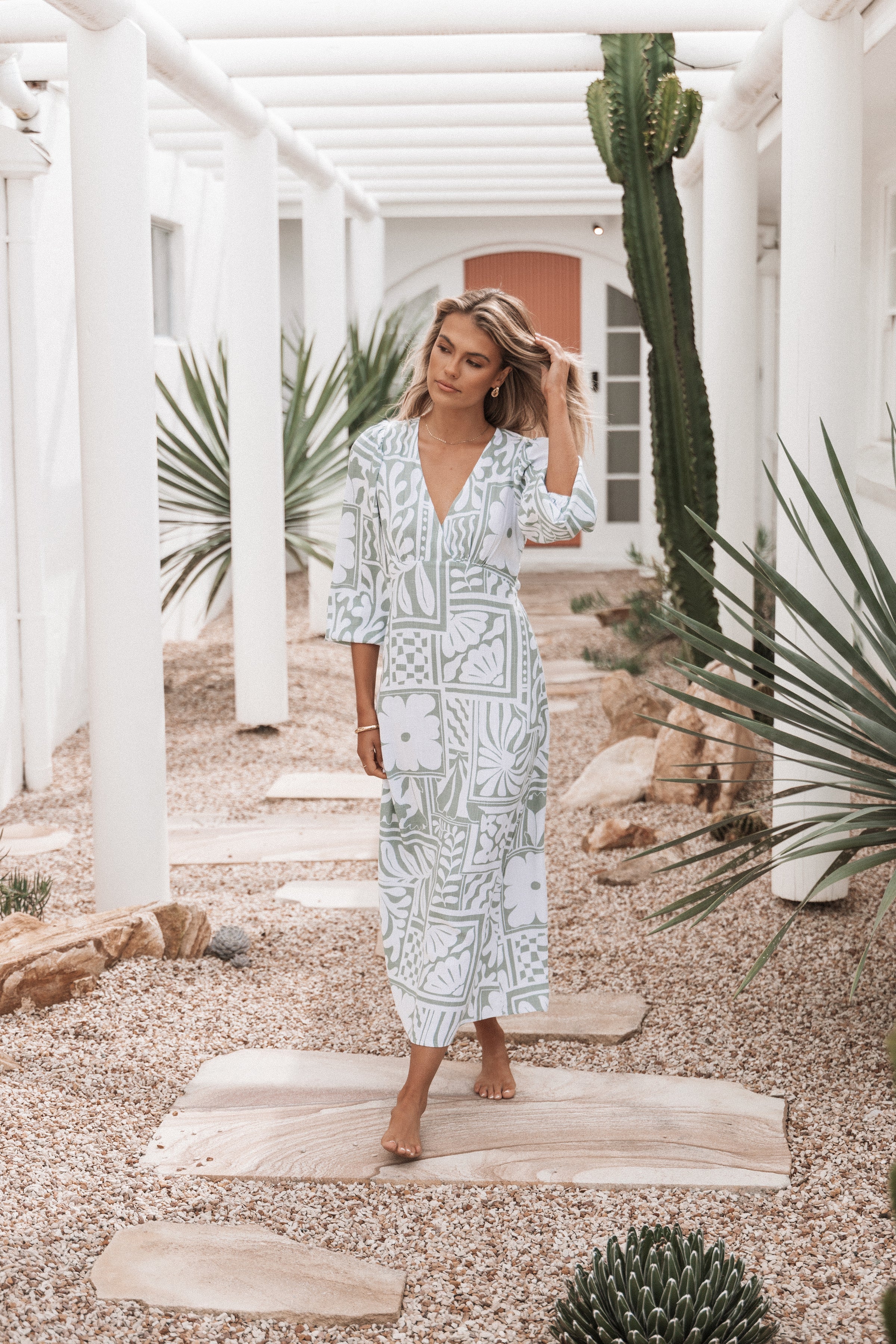 fitted lace wedding dress Buy LONG SLEEVE MIDI DRESS online at Intimo main image 1