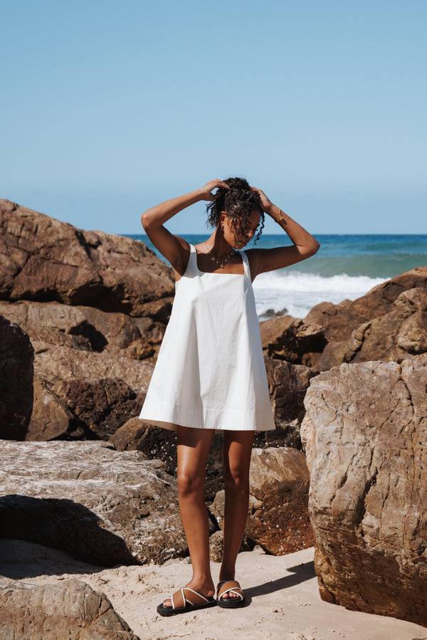 DRESSES Kora Mini Dress - Chalk White