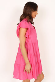 DRESSES @Kristy Mini Dress - Pink