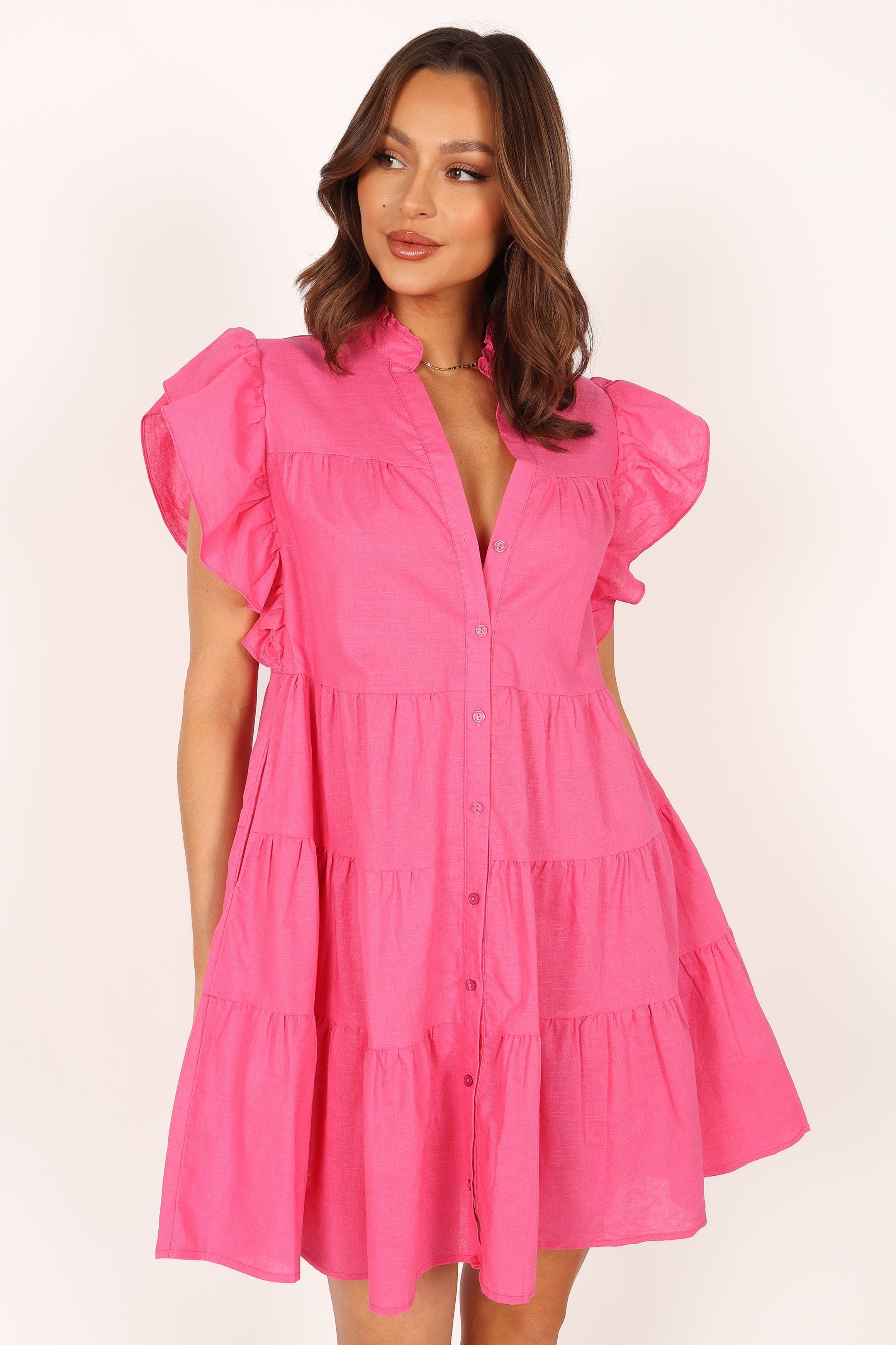 DRESSES @Kristy Mini Dress - Pink
