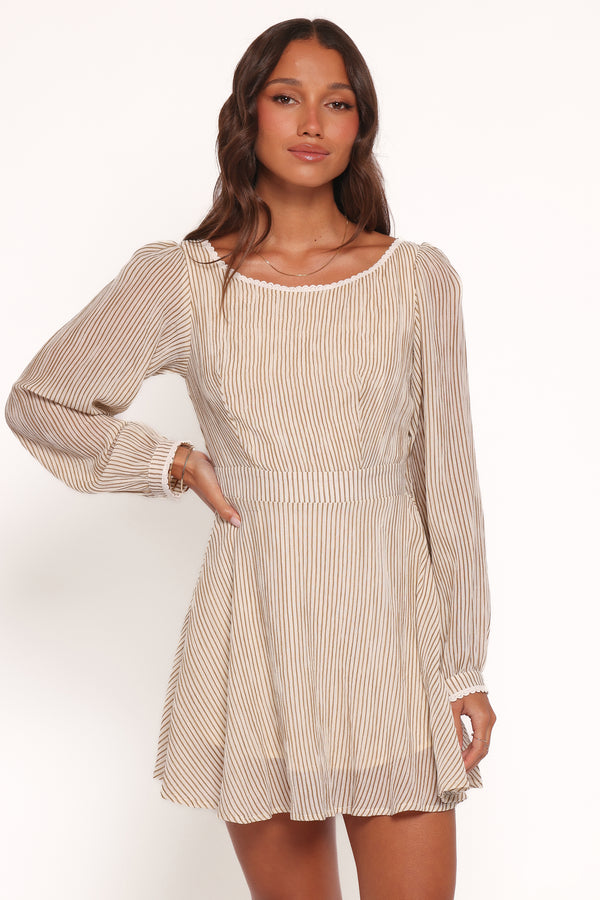 DRESSES Kyra Long Sleeve Mini Dress - Stripe