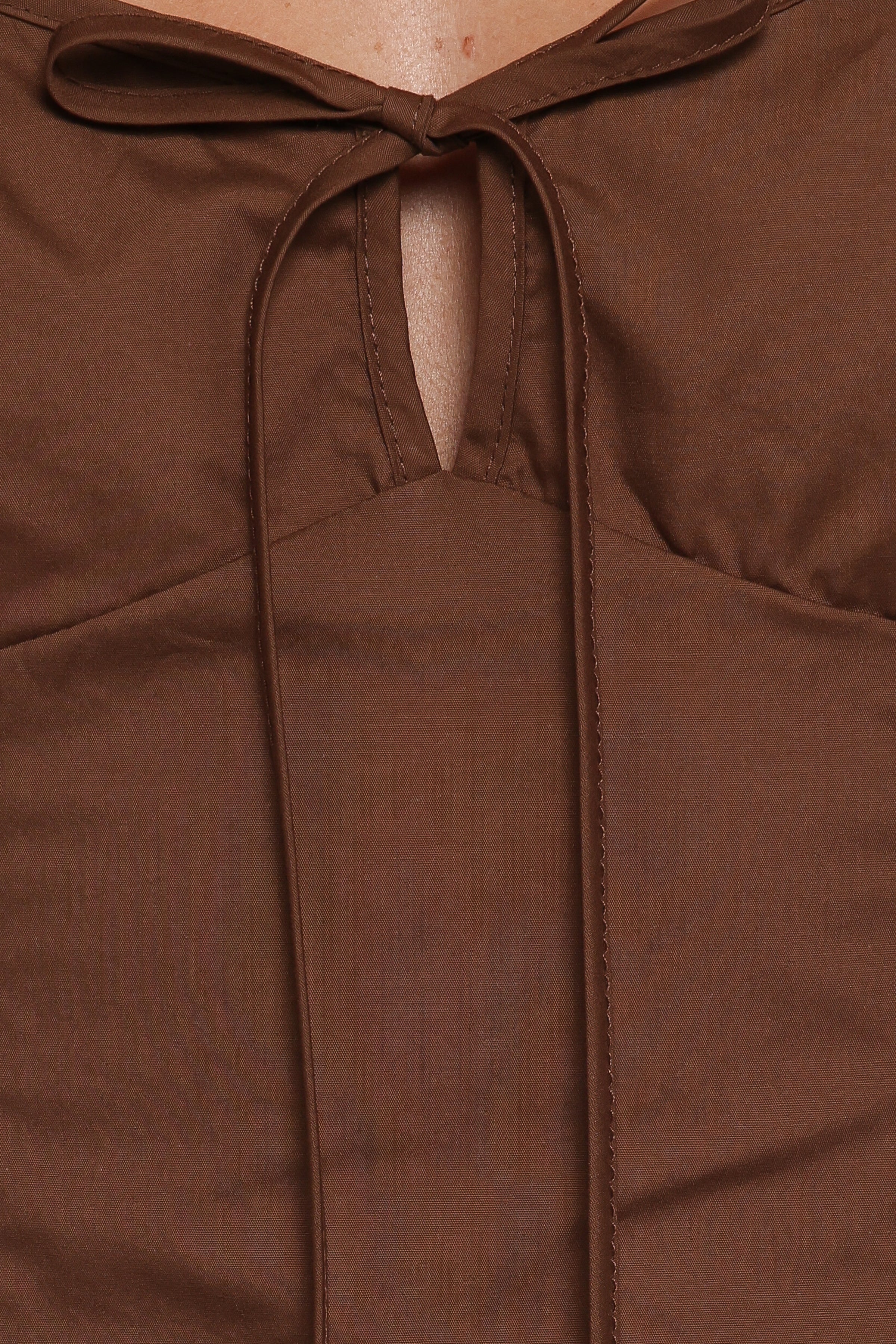 DRESSES Lacey Mini Dress - Brown