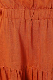 DRESSES @Langford Halterneck Mini Dress - Apricot