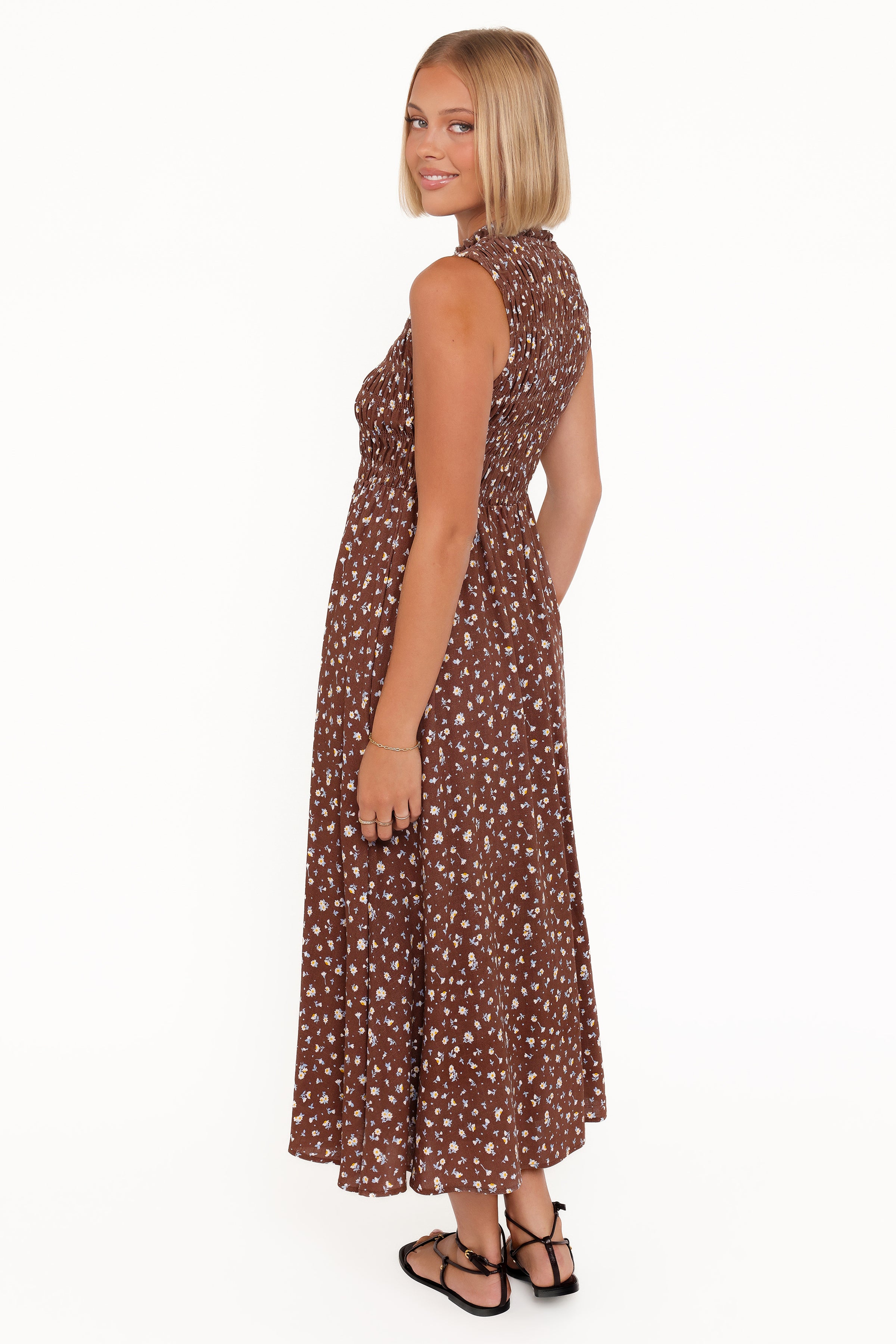 DRESSES Lanna Maxi Dress - Brown Floral