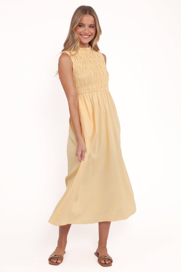 DRESSES Lanna Maxi Dress - Butter Yellow