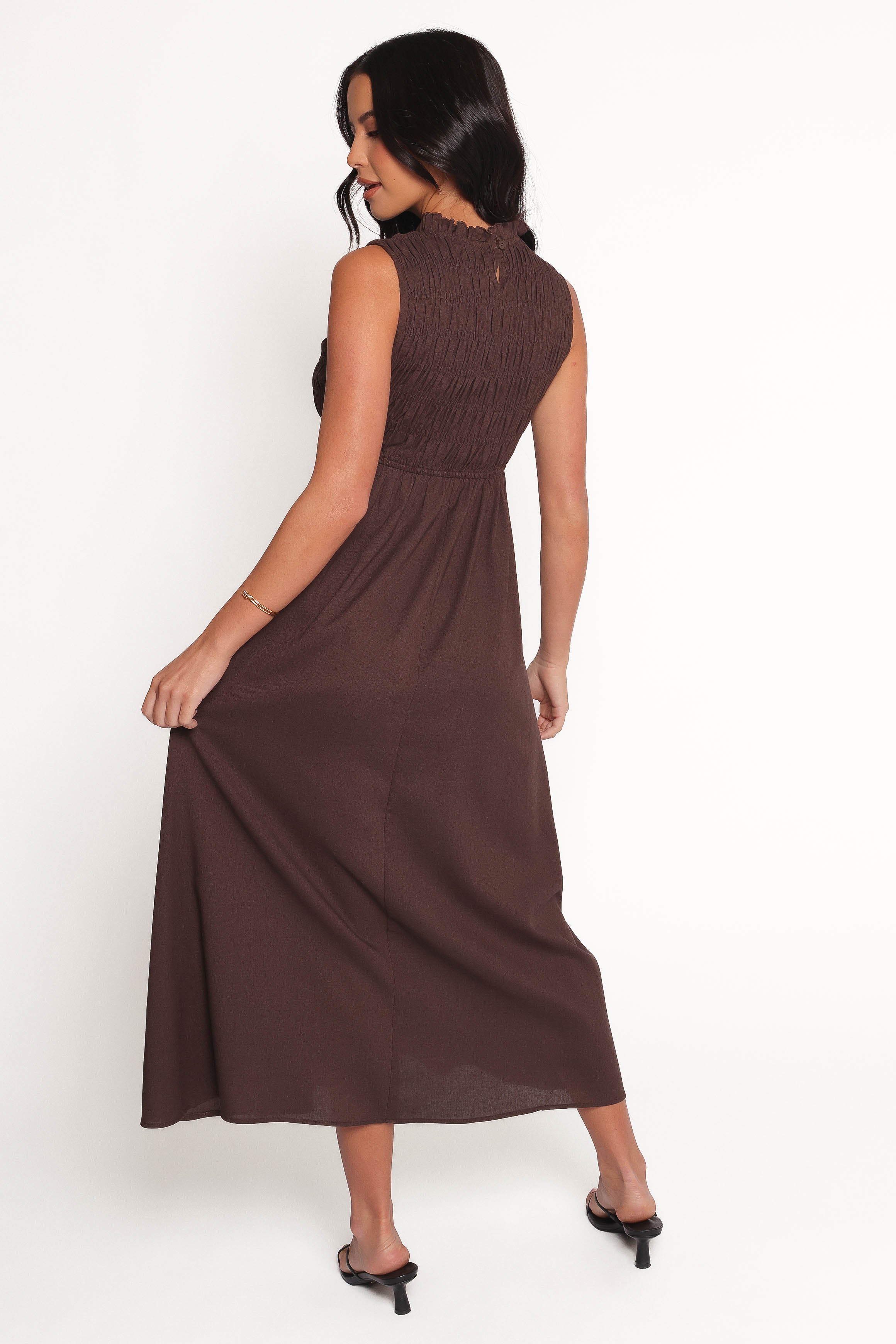 DRESSES Lanna Maxi Dress - Chocolate