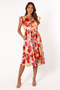 DRESSES @Larkspur Midi Dress - Floral
