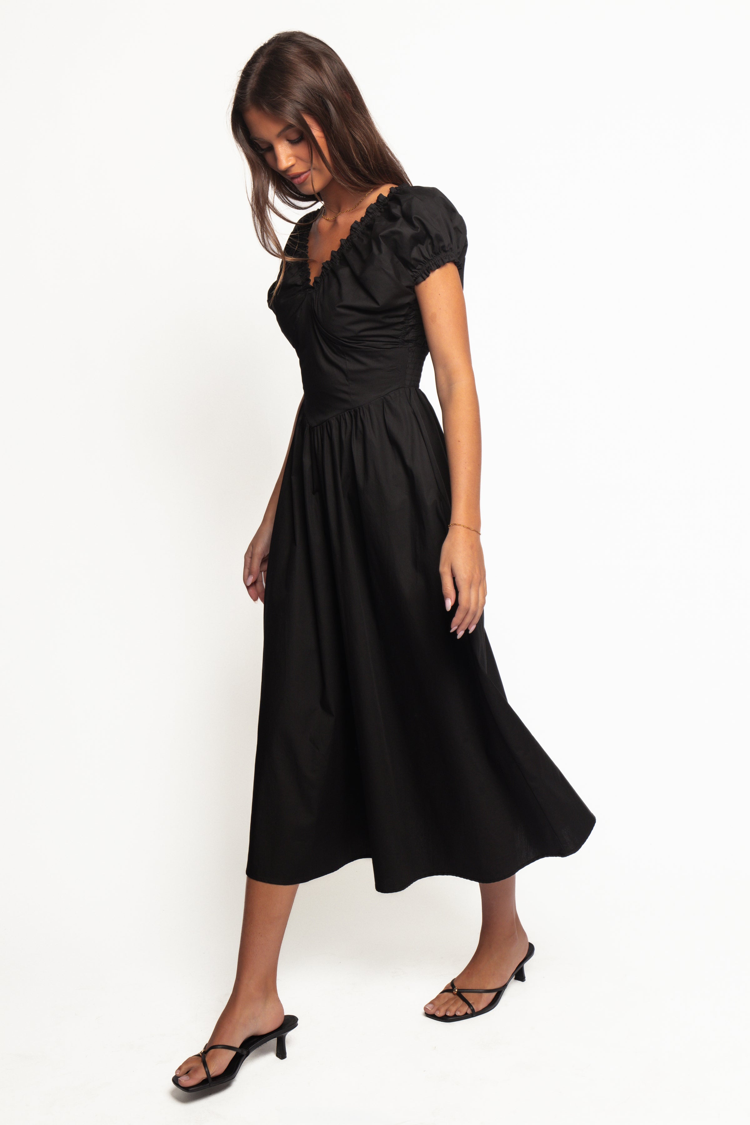 DRESSES Larson Midi Dress - Black