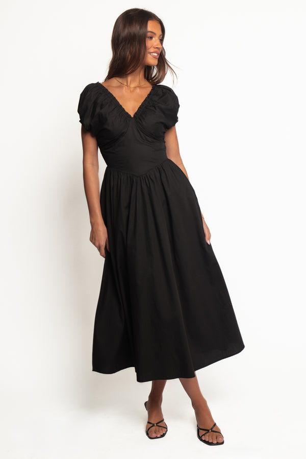 DRESSES Larson Midi Dress - Black