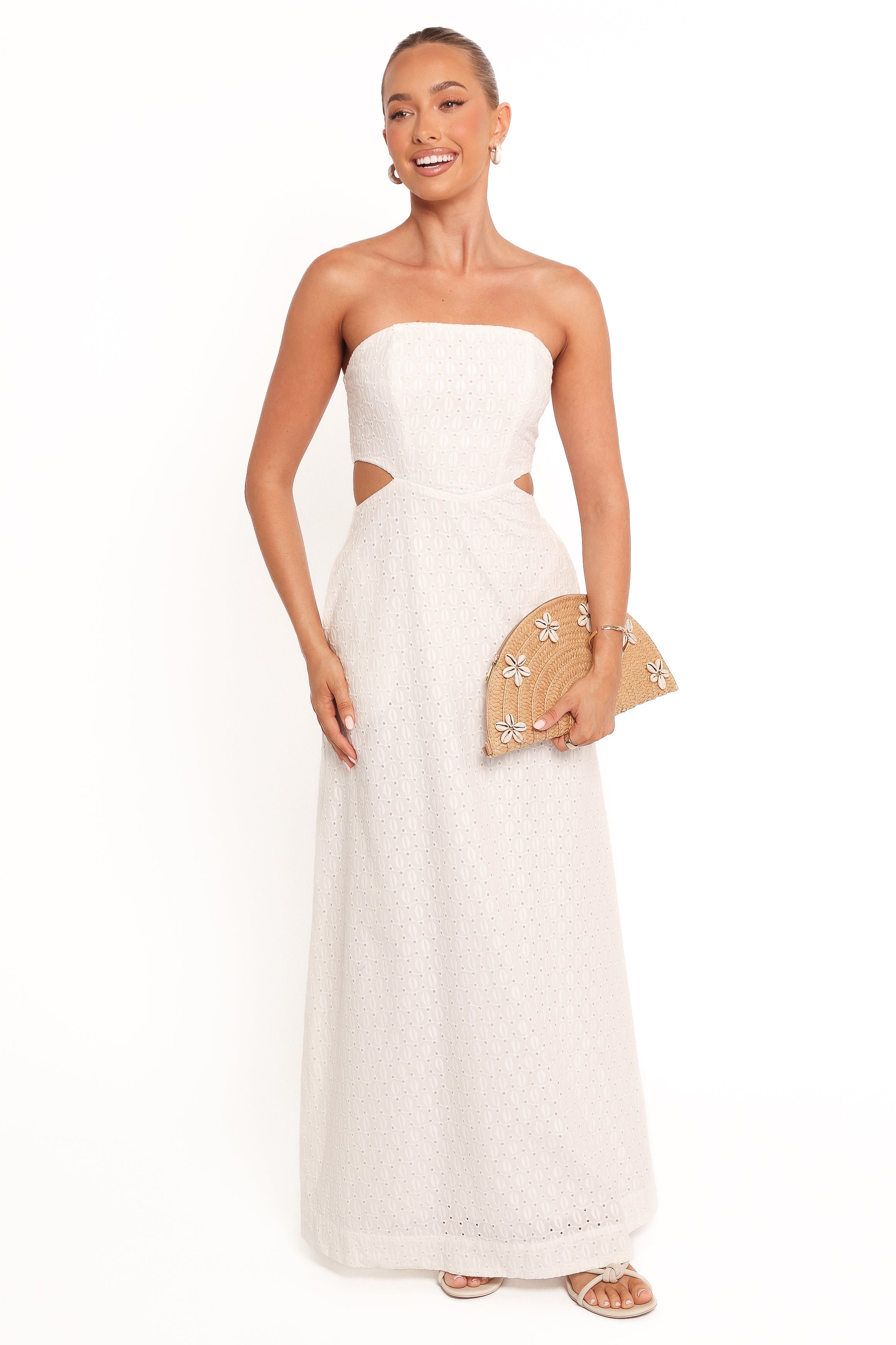 DRESSES Laura Midi Dress - White