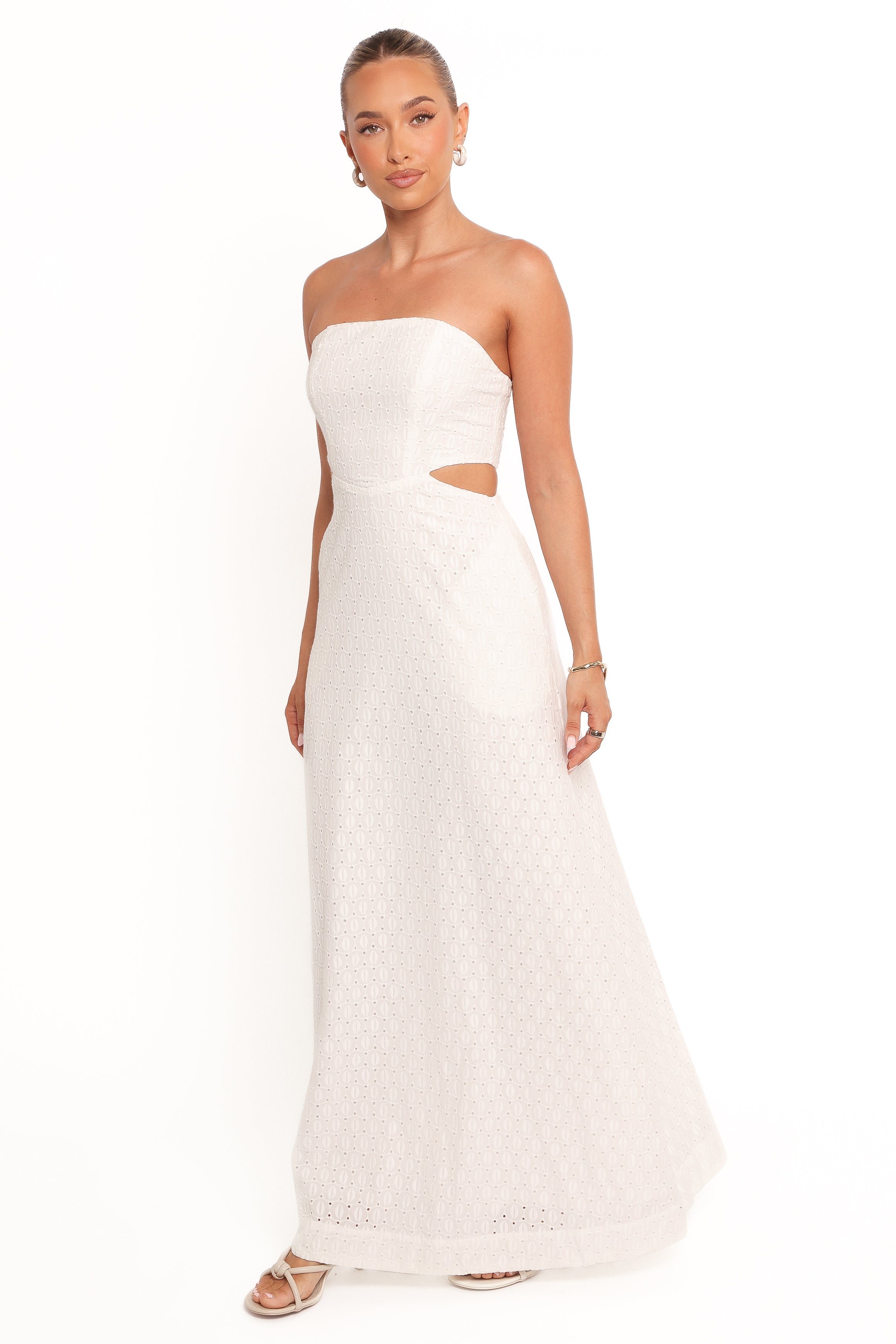 DRESSES Laura Midi Dress - White