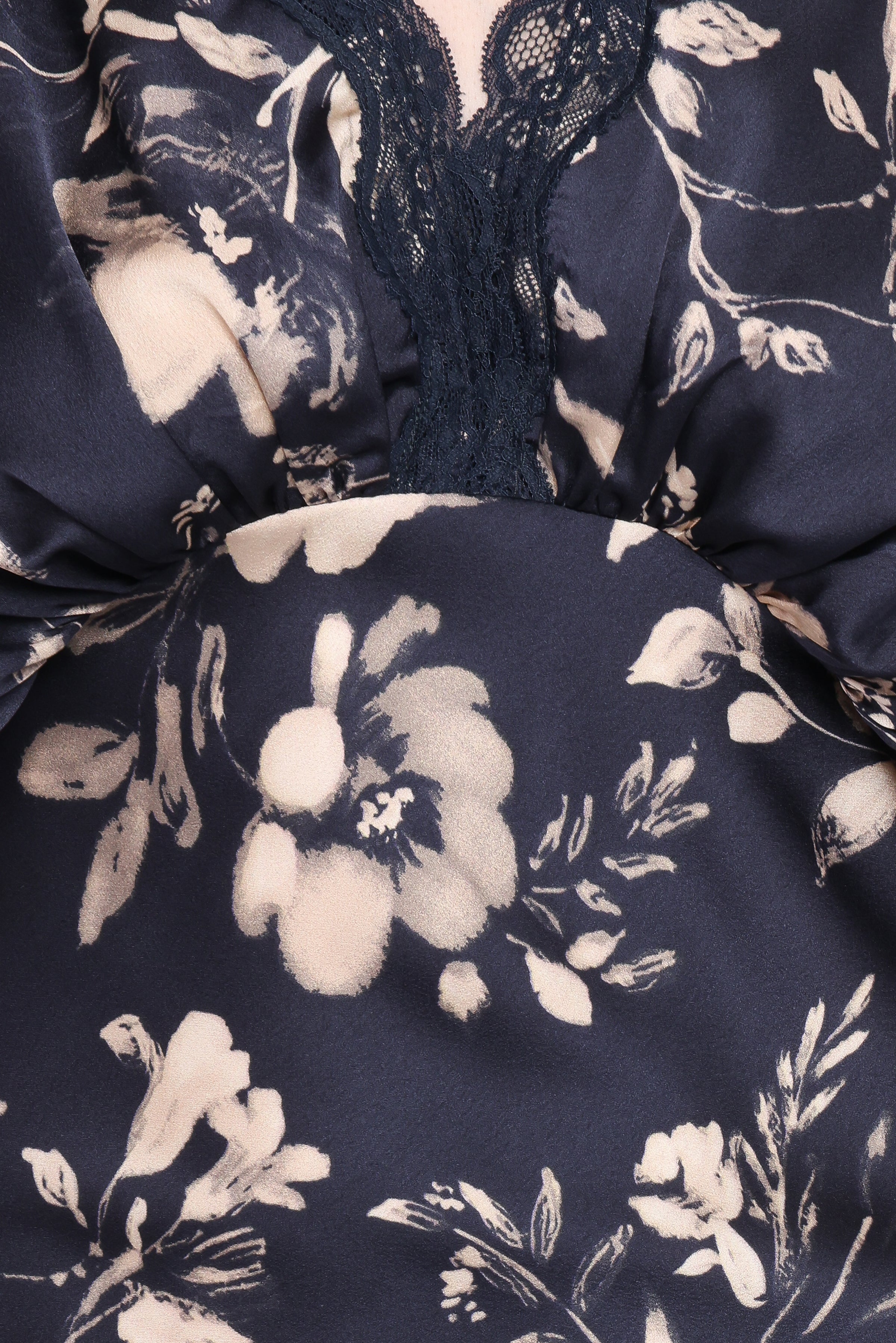DRESSES Laurent Midi Dress - Navy Cream Floral