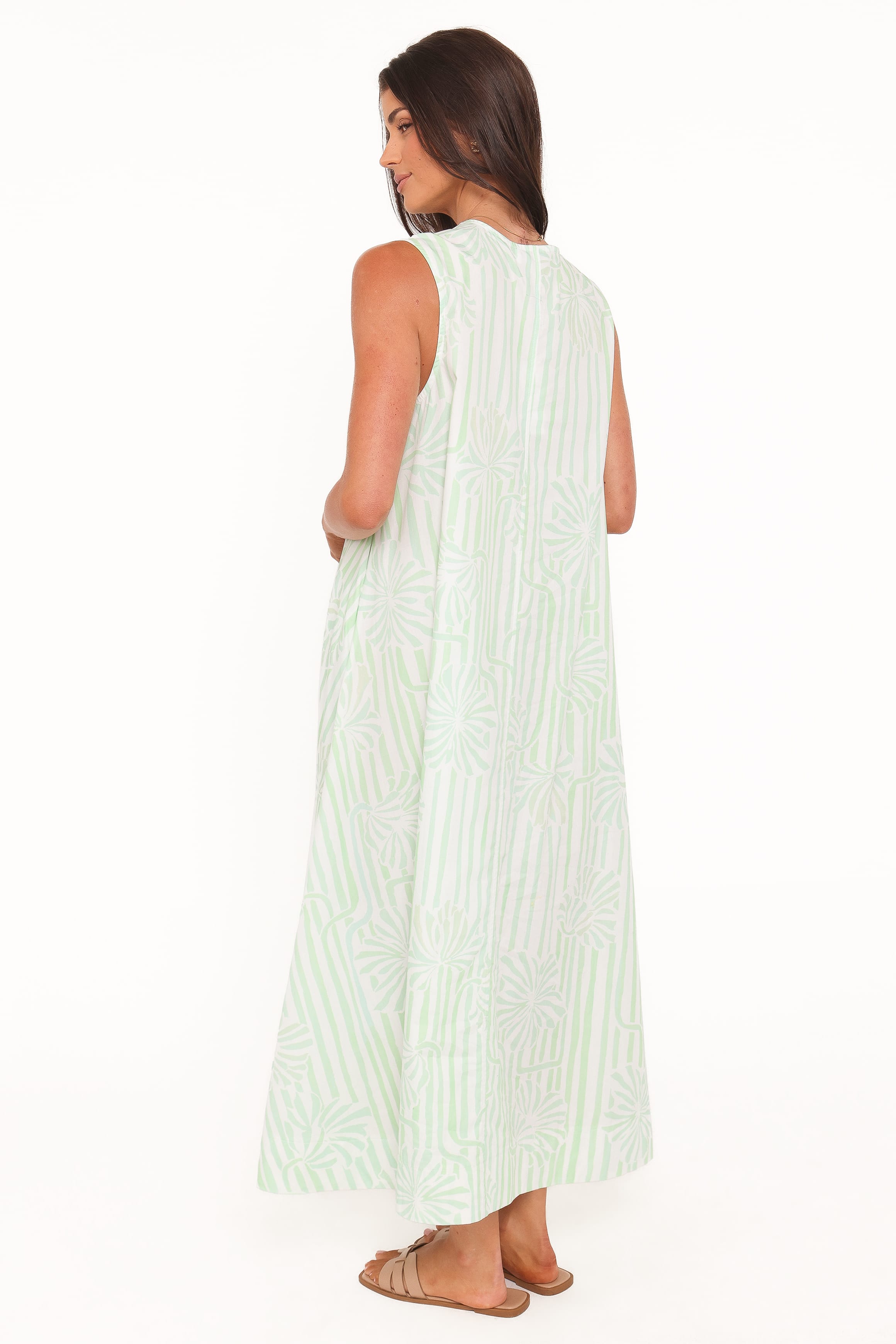 DRESSES Laurita Maxi Dress - Jade Painted Stripe