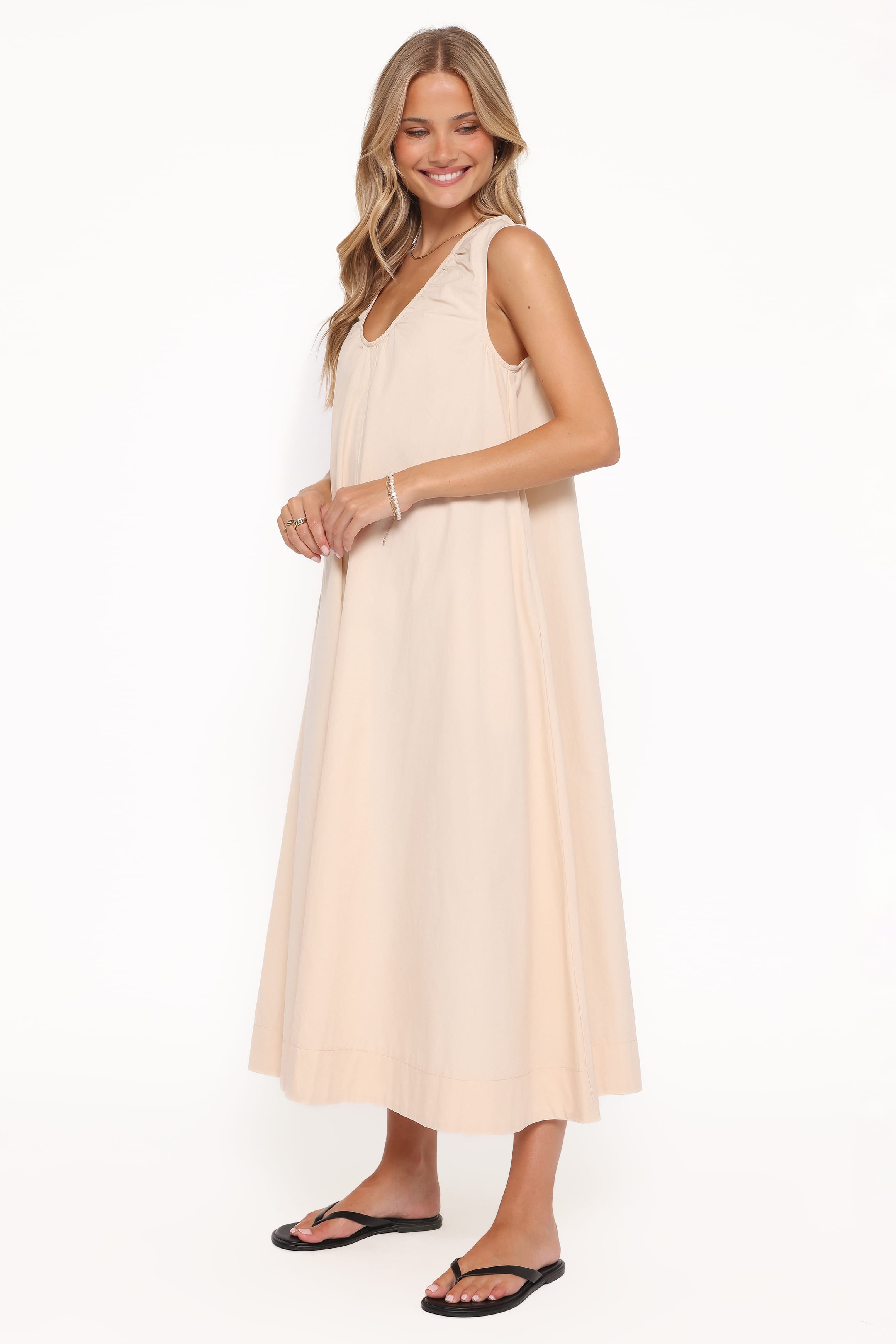 DRESSES Laurita Maxi Dress - Oatmeal