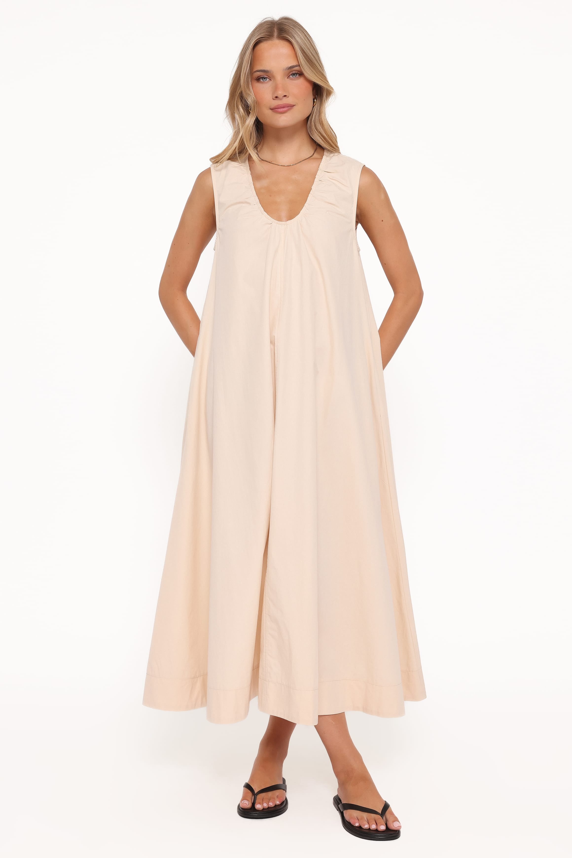 DRESSES Laurita Maxi Dress - Oatmeal