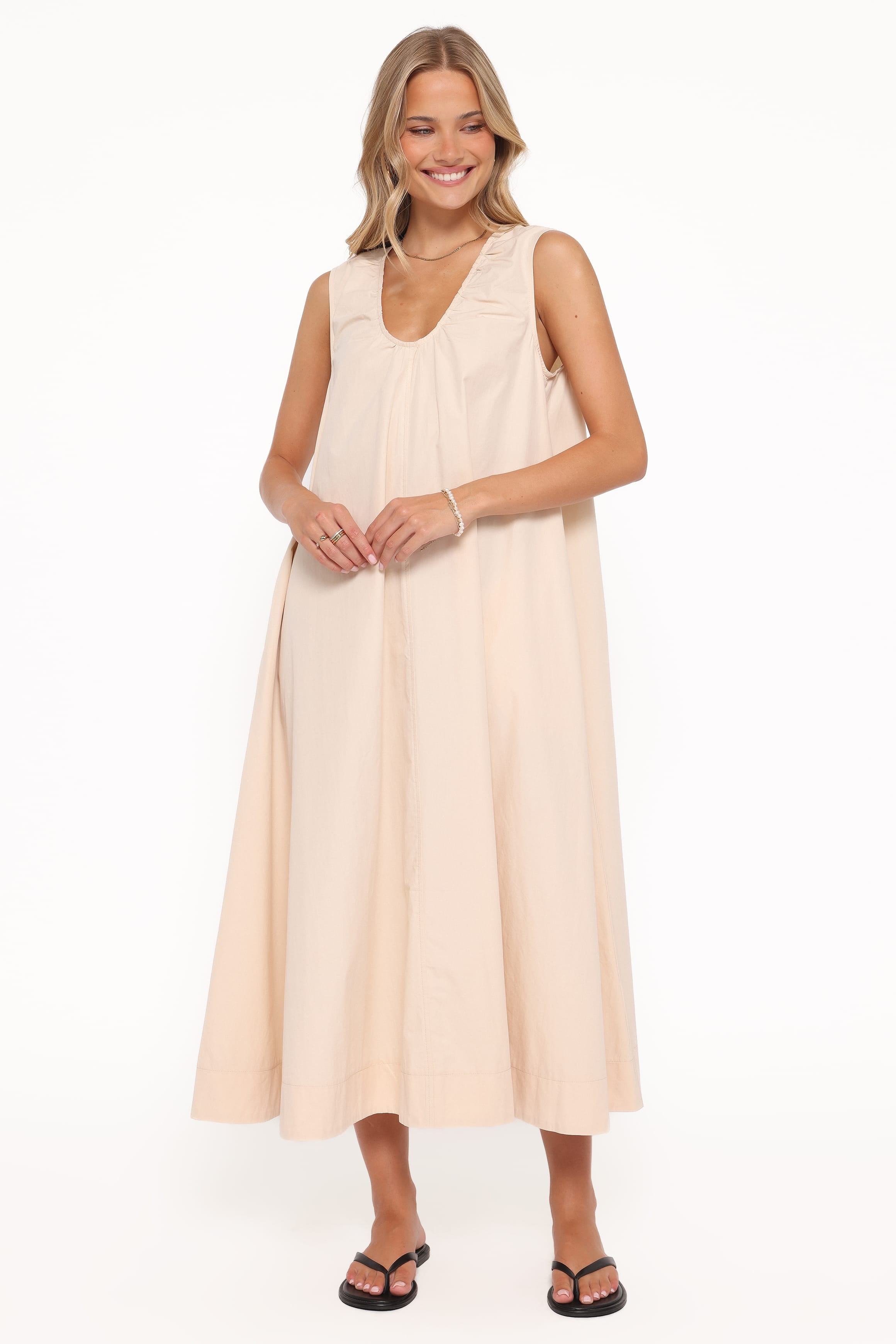 DRESSES Laurita Maxi Dress - Oatmeal