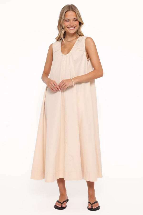 DRESSES Laurita Maxi Dress - Oatmeal