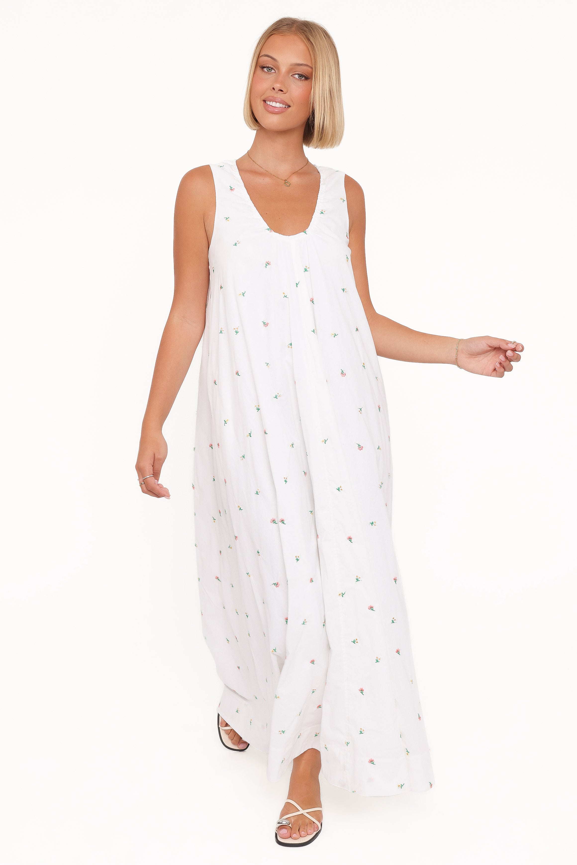 DRESSES Laurita Maxi Dress - White Floral
