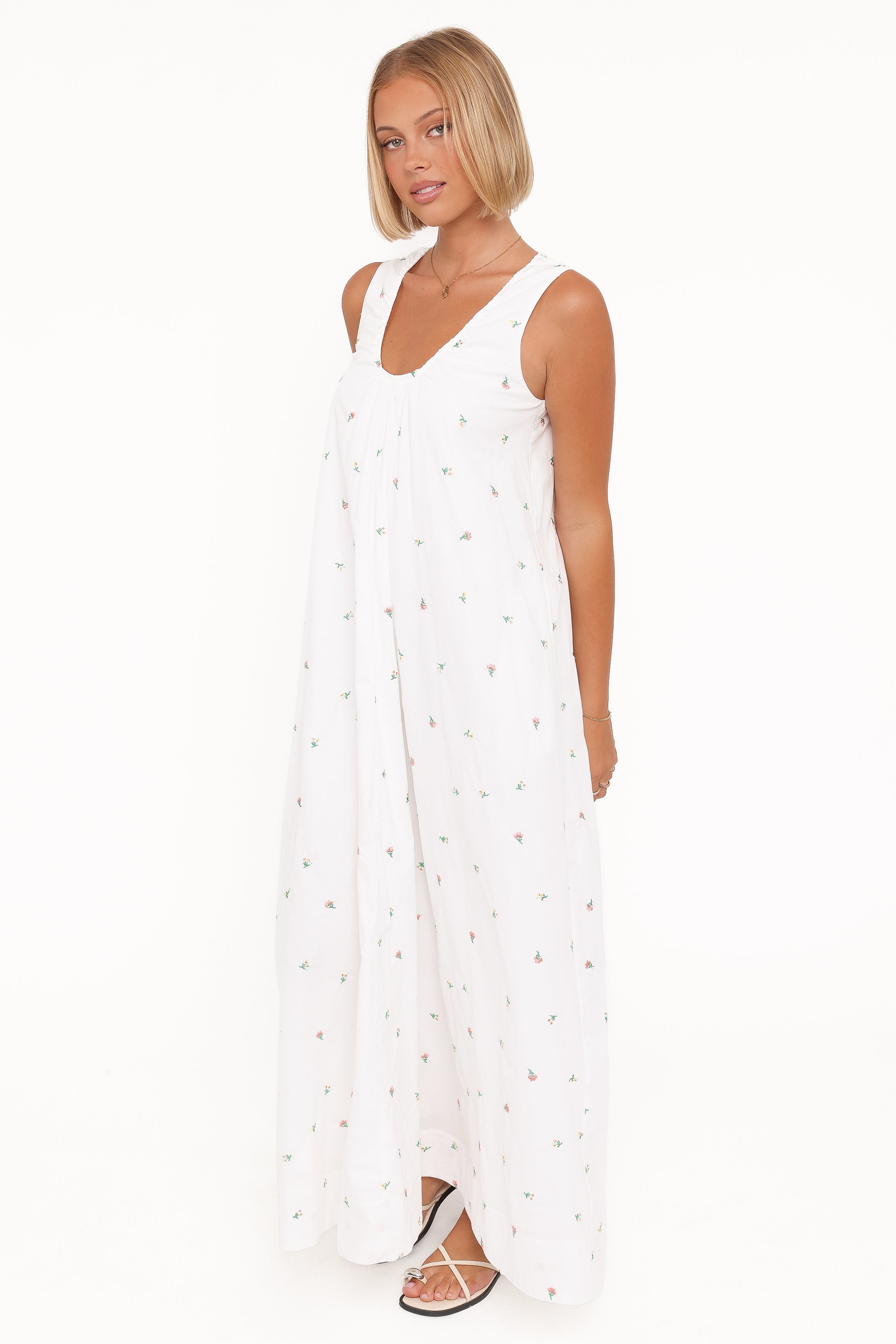 DRESSES Laurita Maxi Dress - White Floral