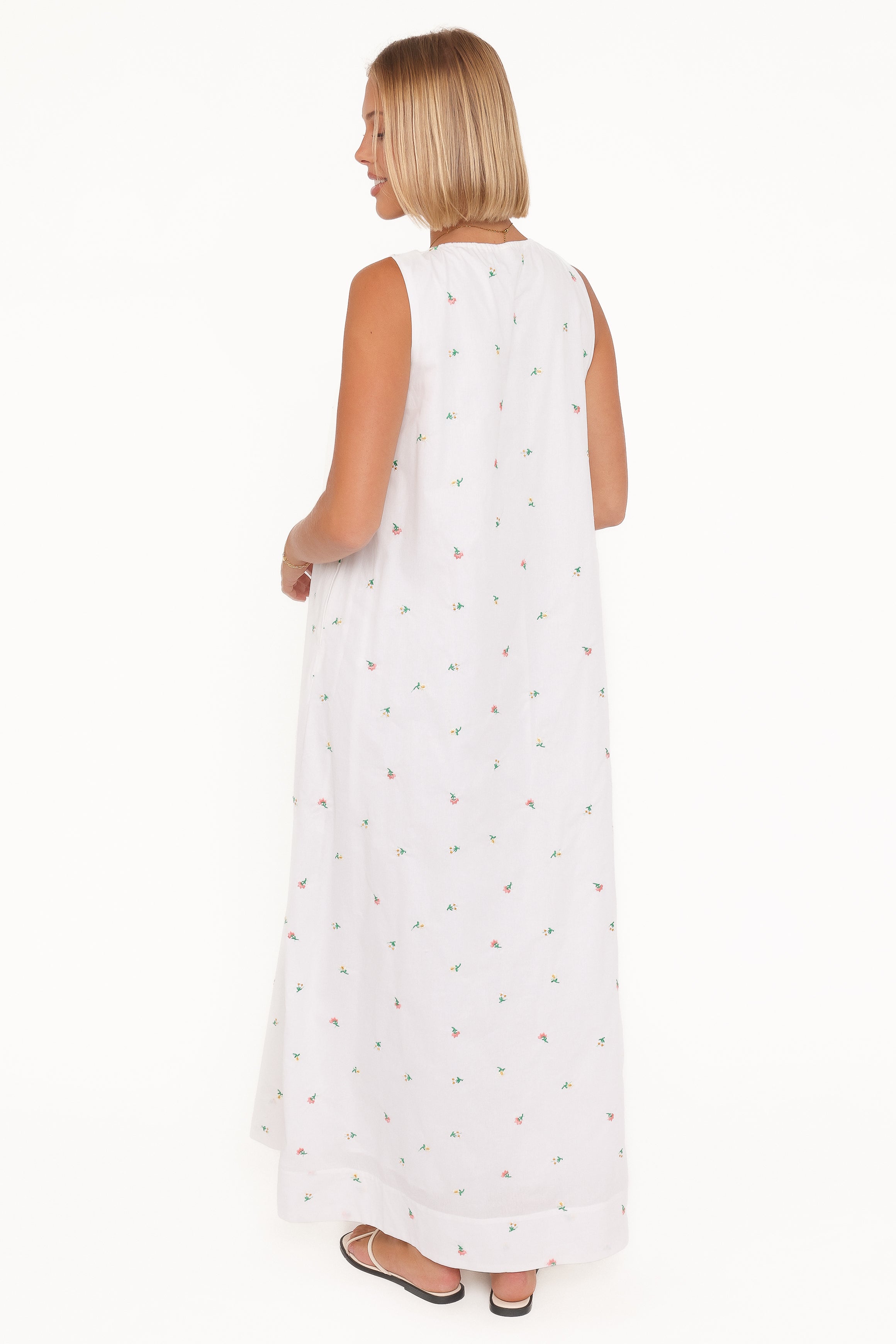 DRESSES Laurita Maxi Dress - White Floral