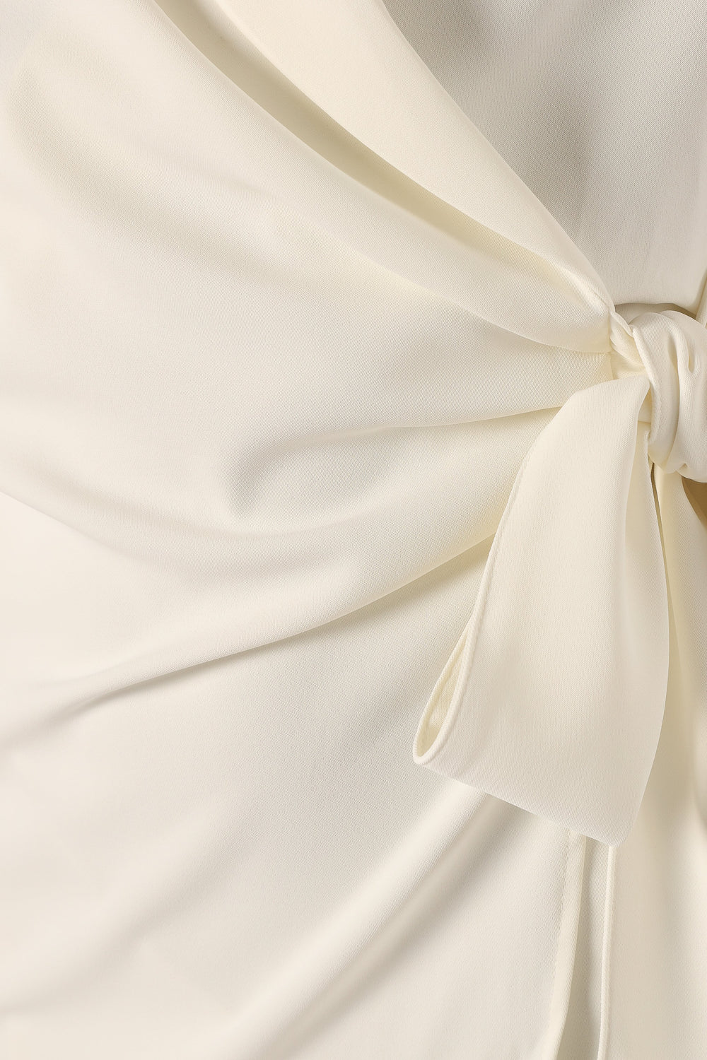 Lawrence Wrap Mini Dress - White - Petal & Pup