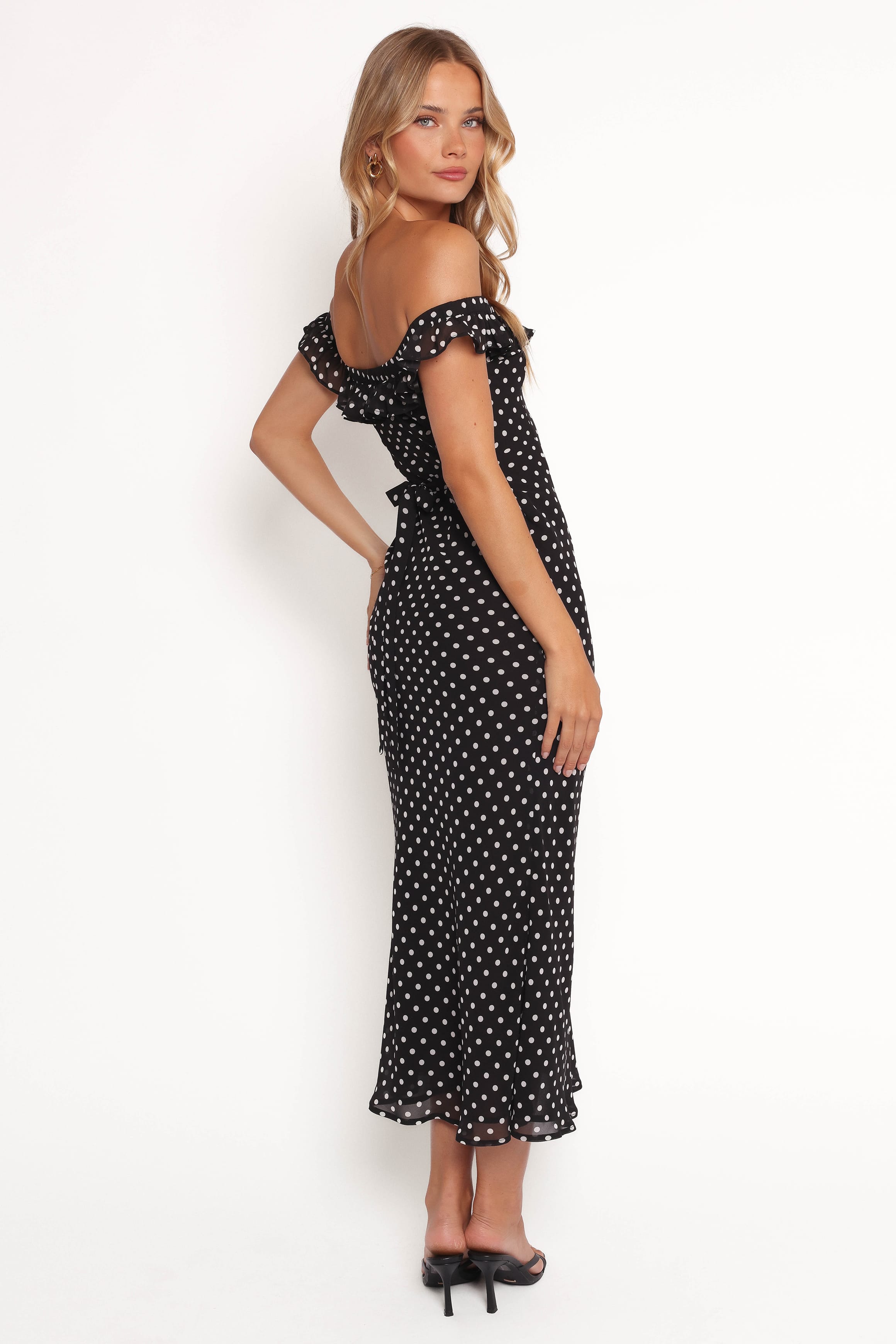DRESSES Layana Midi Dress - Black/White
