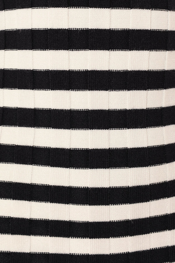 DRESSES @Ledger Midi Dress - Navy Stripe