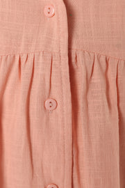 DRESSES @Leif Long Sleeve Mini Dress - Pink