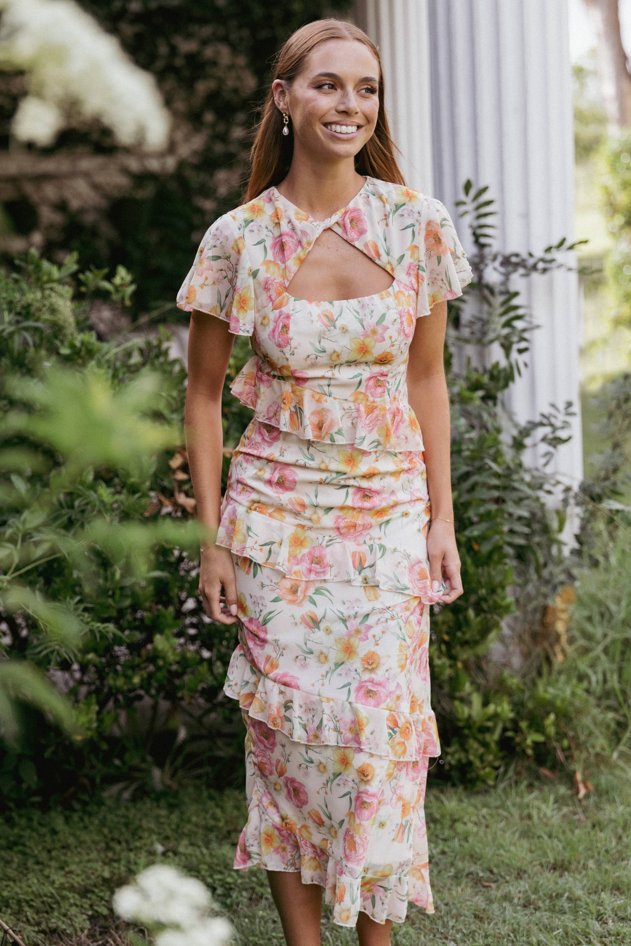 DRESSES Leila Maxi Dress - Peony