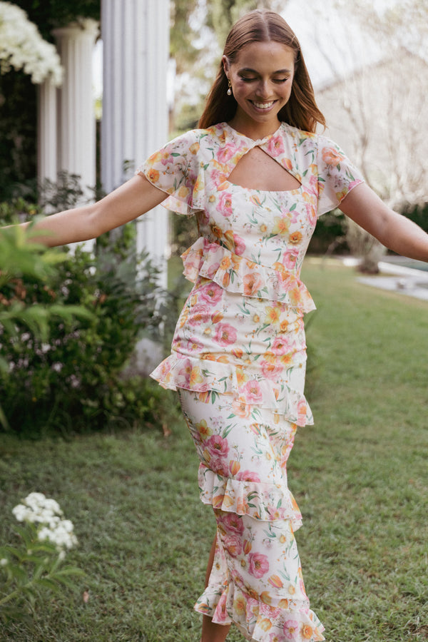 DRESSES Leila Maxi Dress - Peony