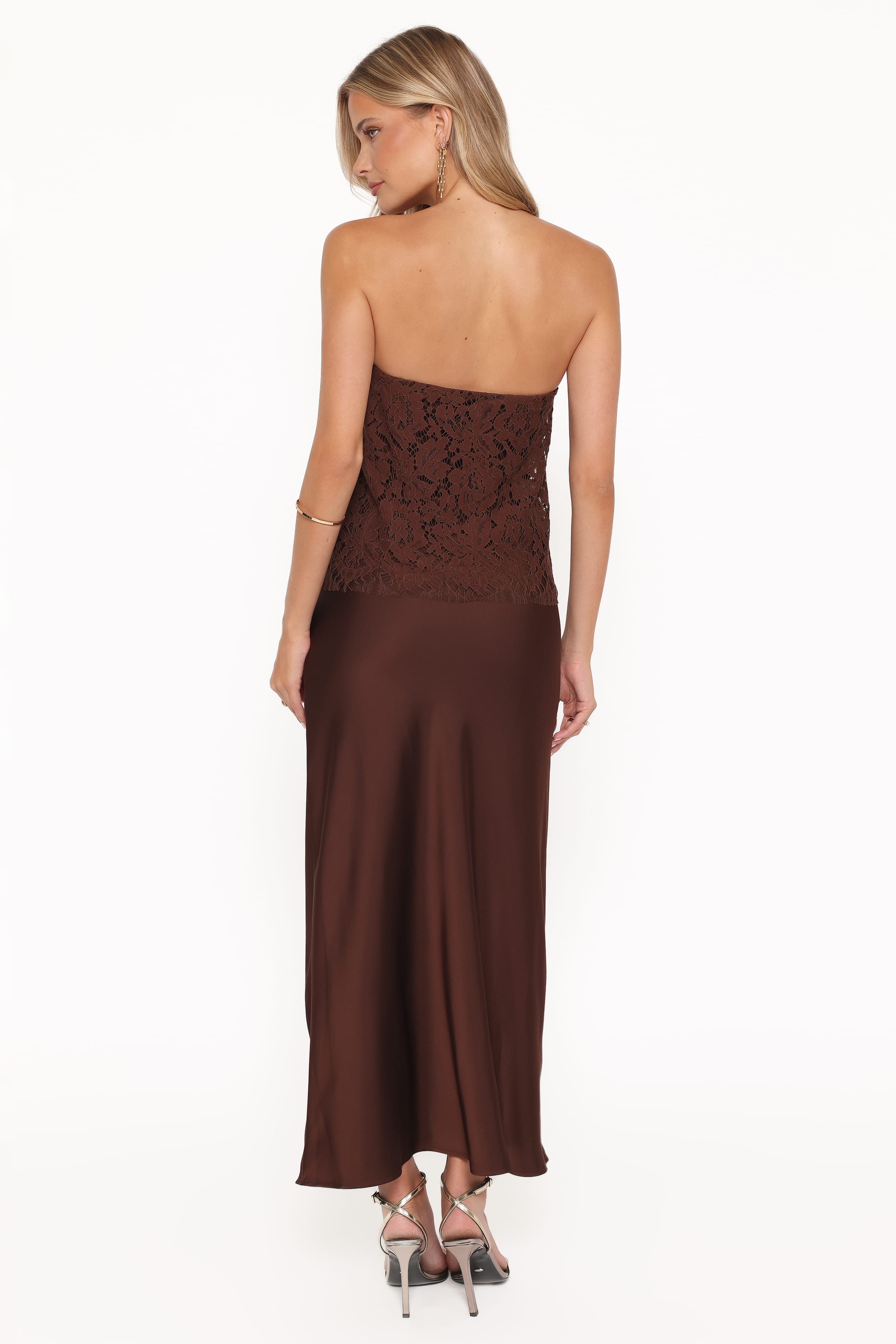 DRESSES Lelita Strapless Maxi Dress - Brown