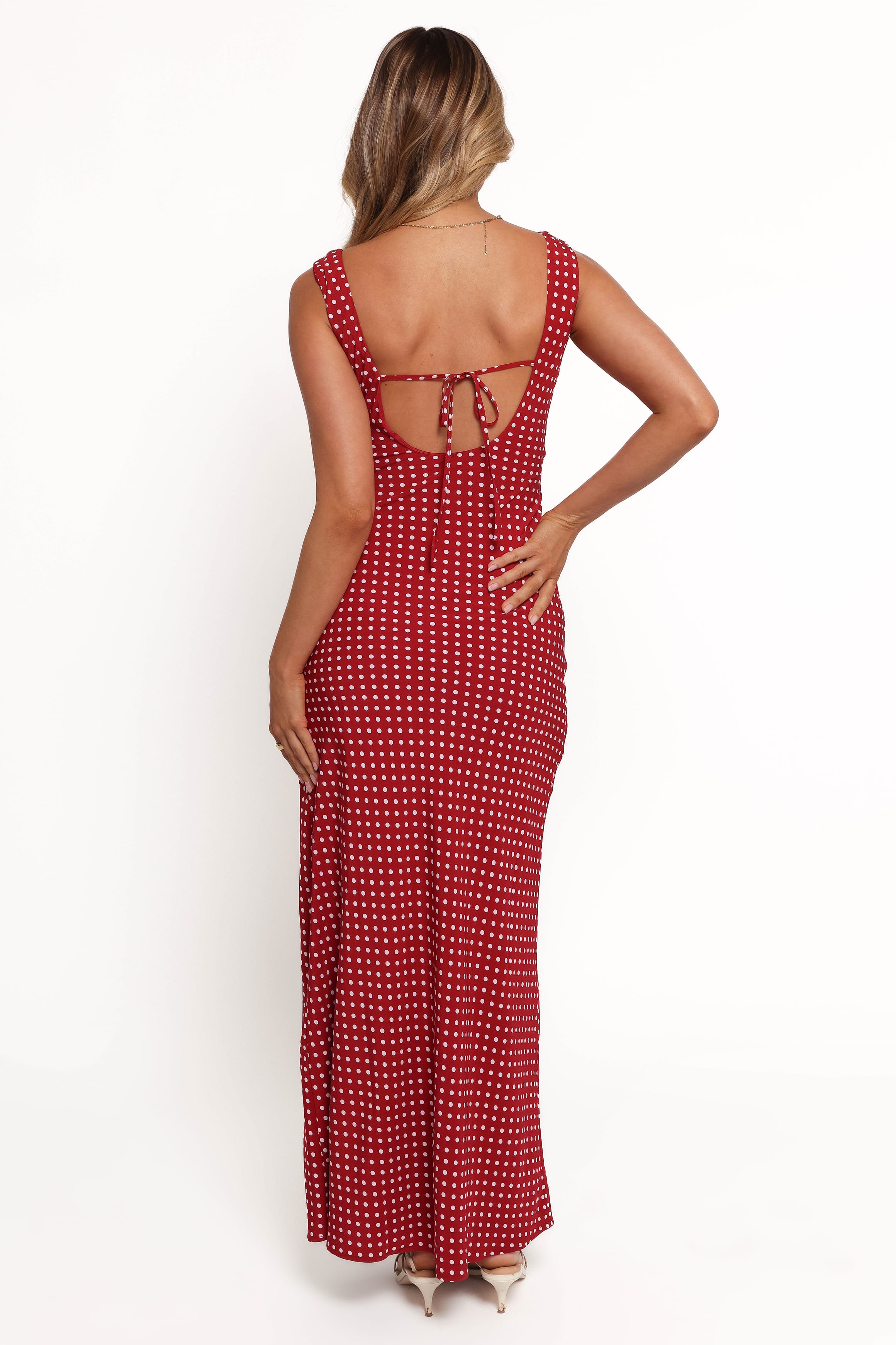 DRESSES Leni Maxi Dress - Red Polka Dot
