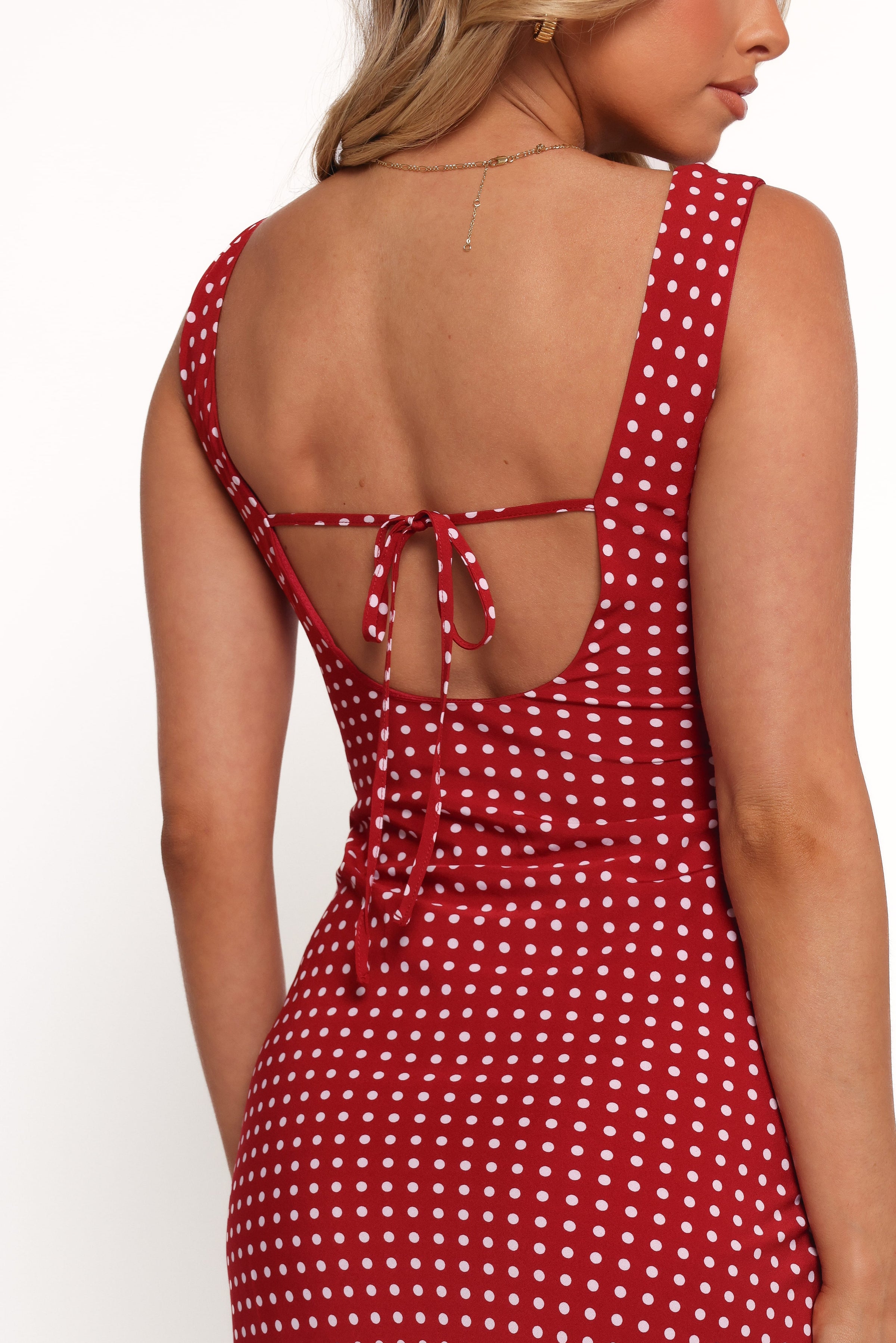 DRESSES Leni Maxi Dress - Red Polka Dot