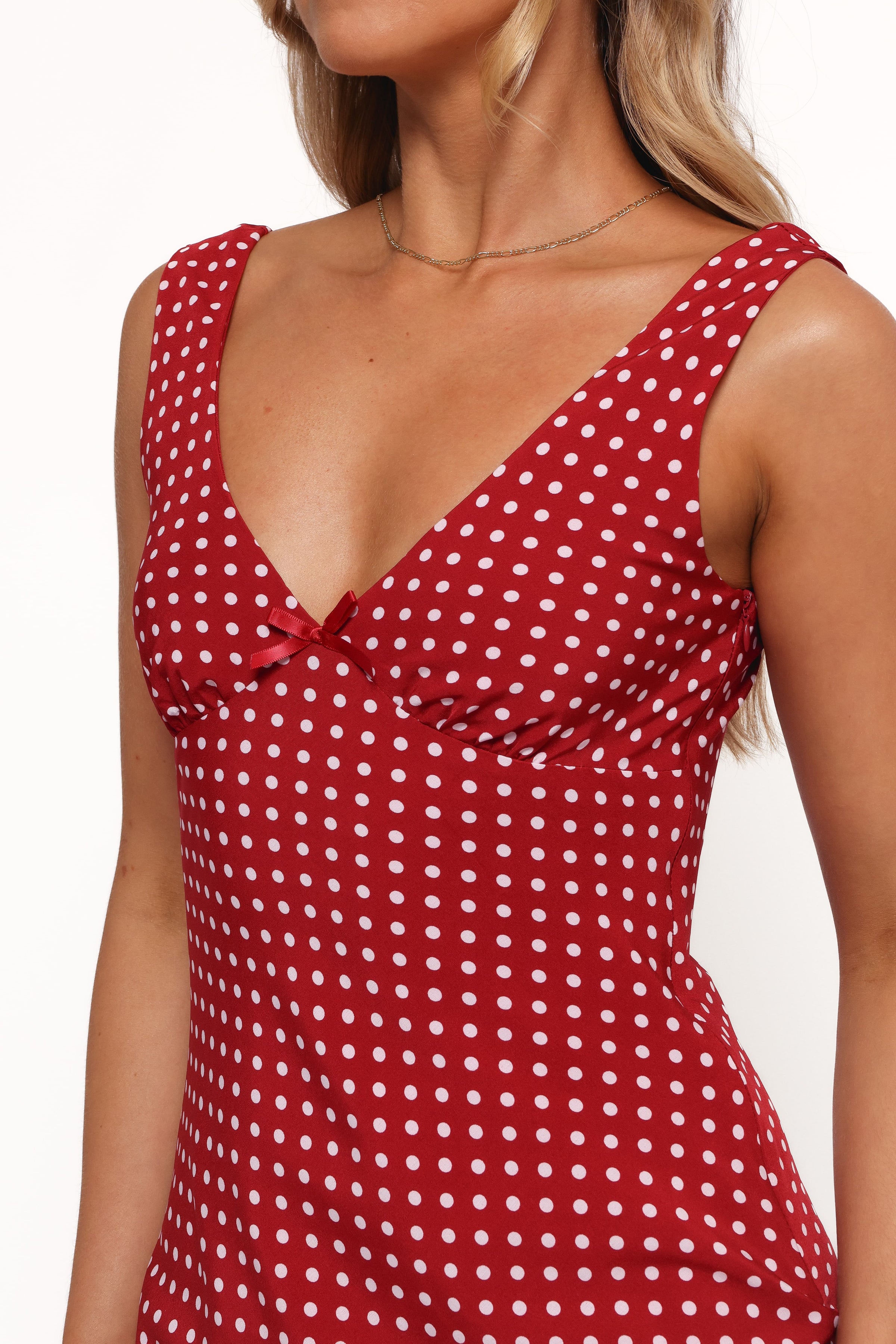 DRESSES Leni Maxi Dress - Red Polka Dot