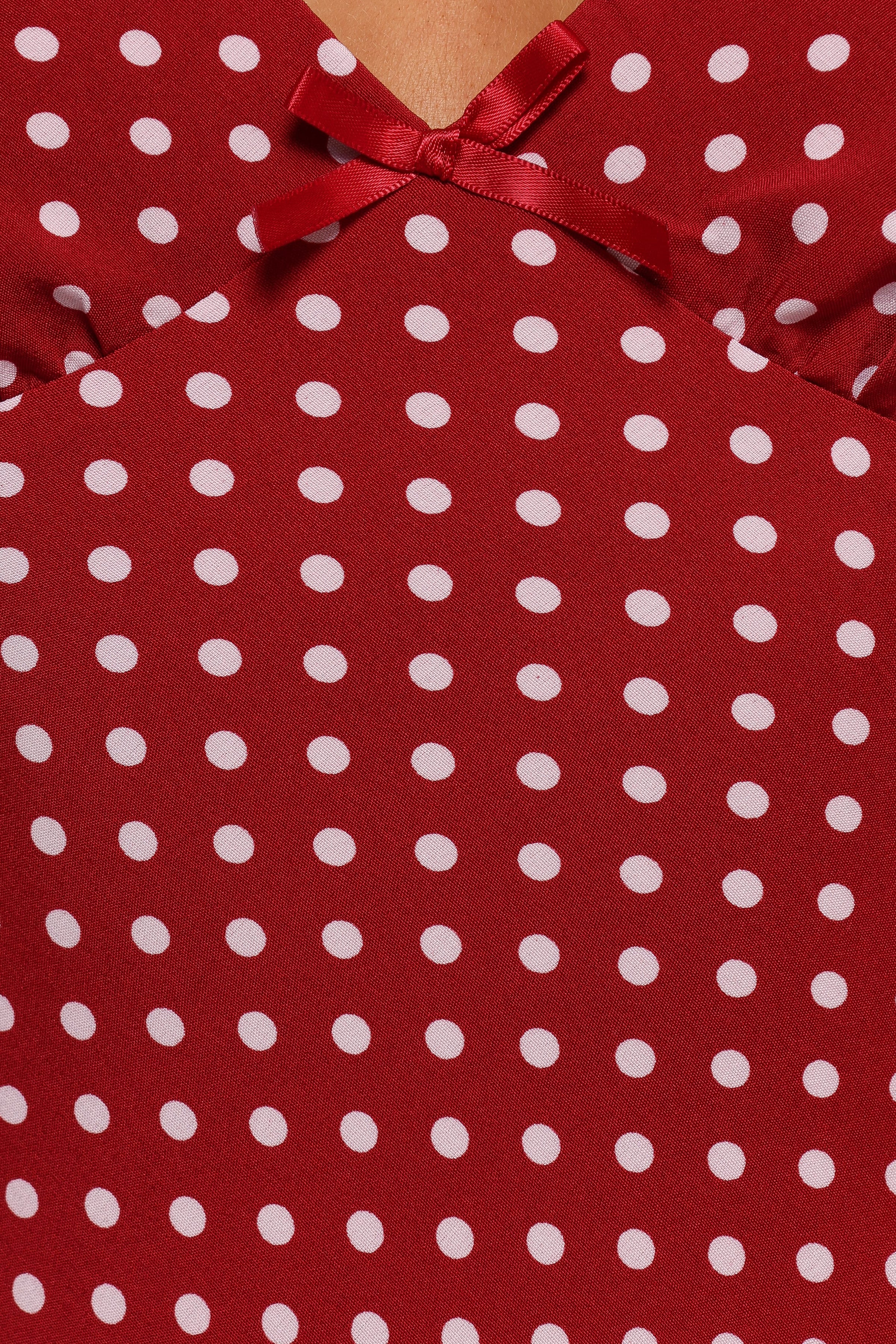 DRESSES Leni Maxi Dress - Red Polka Dot