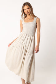 DRESSES Lennox Midi Dress - Oatmeal