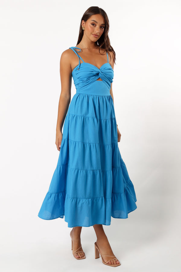 DRESSES @Lenny Maxi Dress - Blue