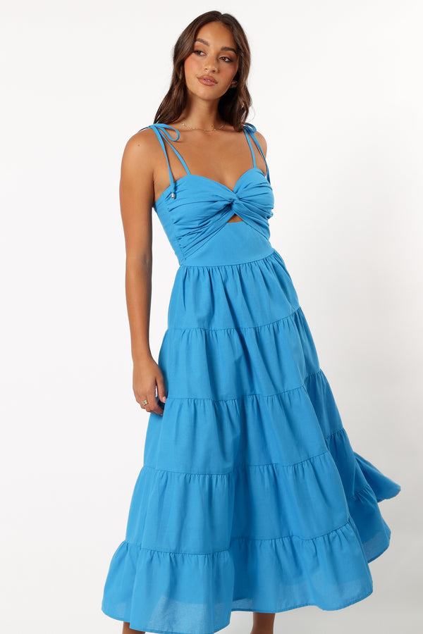 DRESSES @Lenny Maxi Dress - Blue