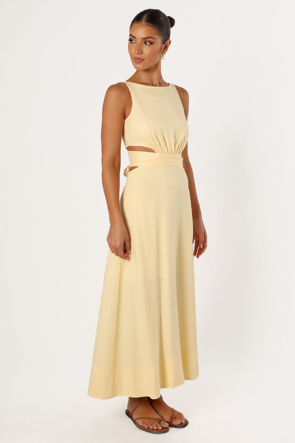 DRESSES Levin Midi Dress - Lemon