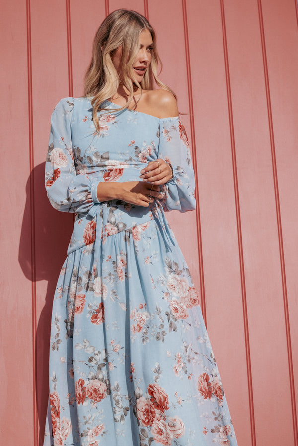 DRESSES Levine Maxi Dress - Blue Floral