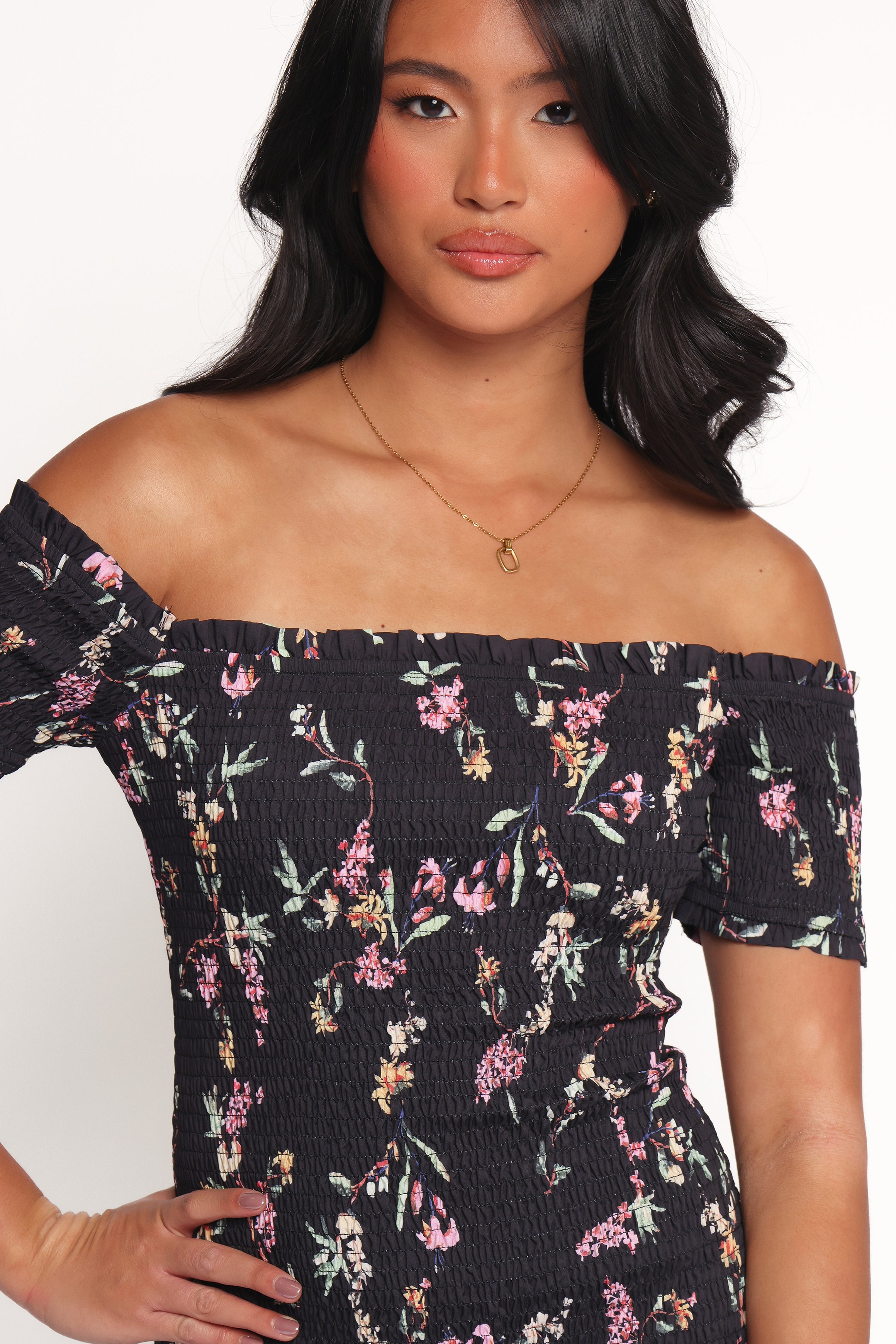 DRESSES Lewis Mini Dress - Black Floral
