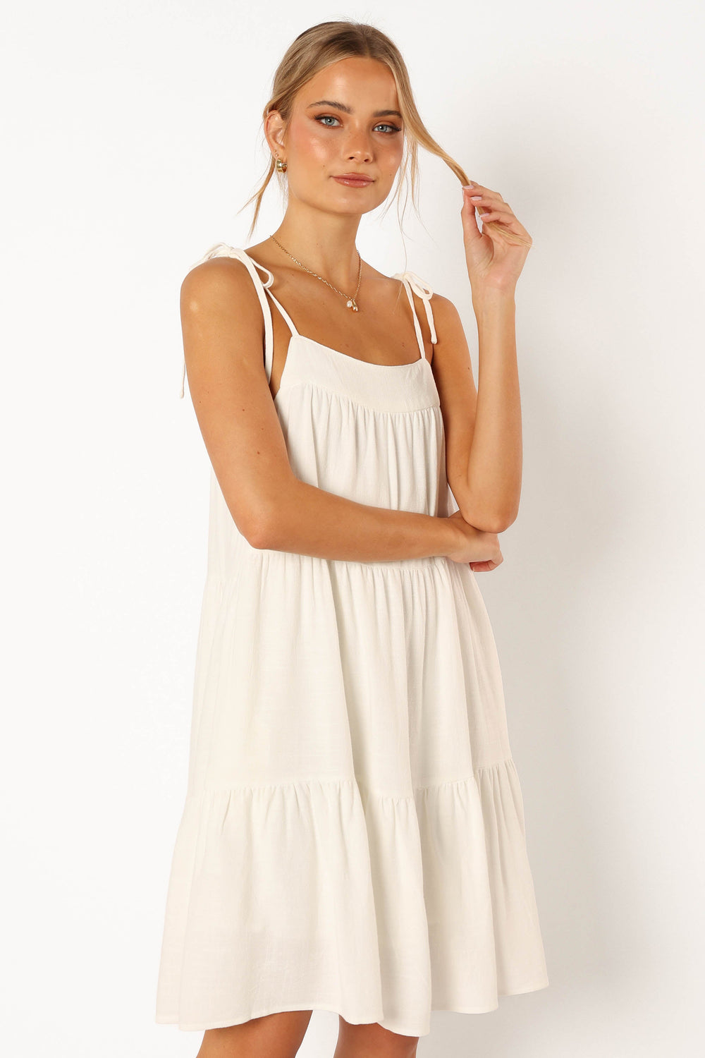 DRESSES @Lewis Mini Dress - White
