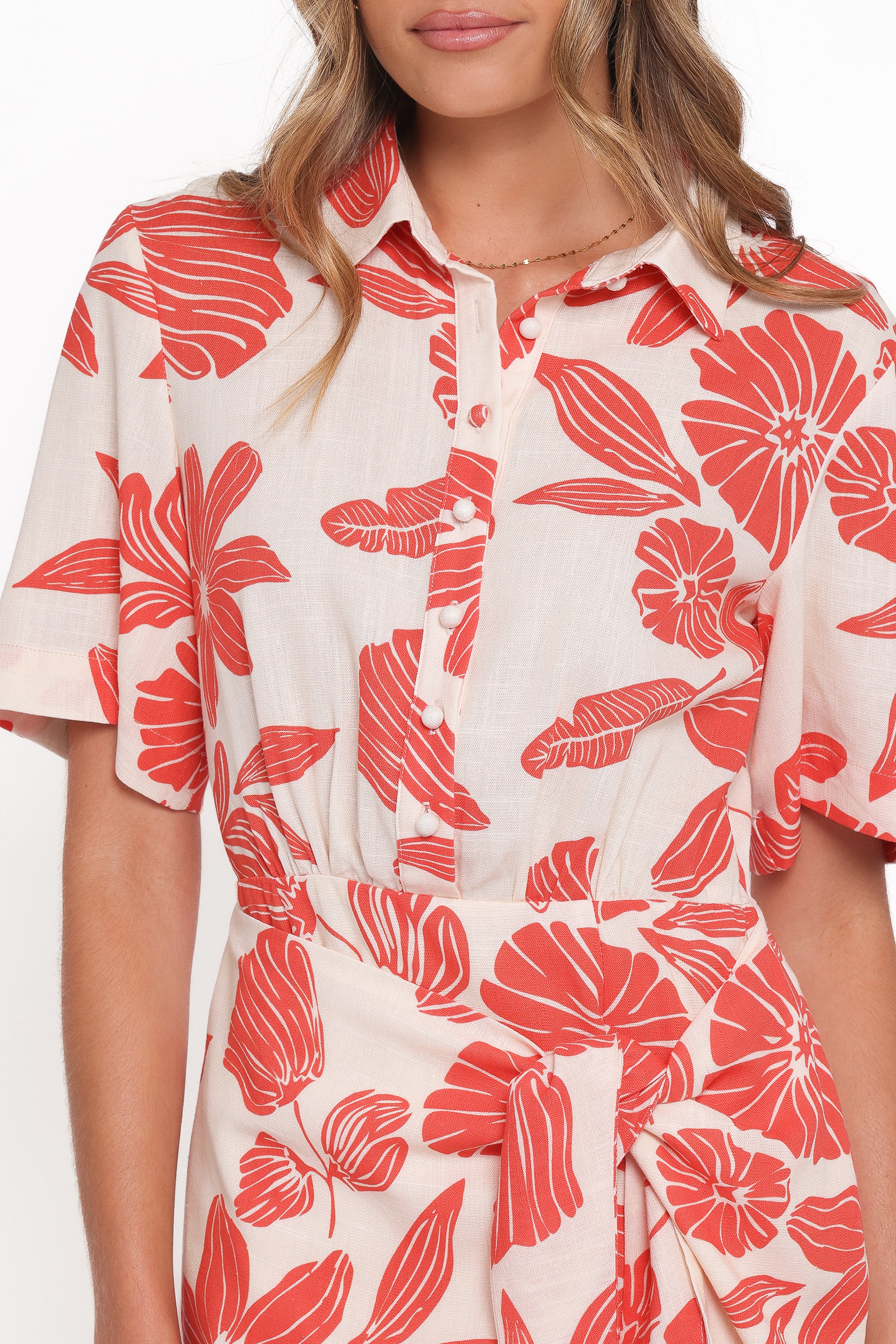 DRESSES Leyton Mini Dress - Red Floral