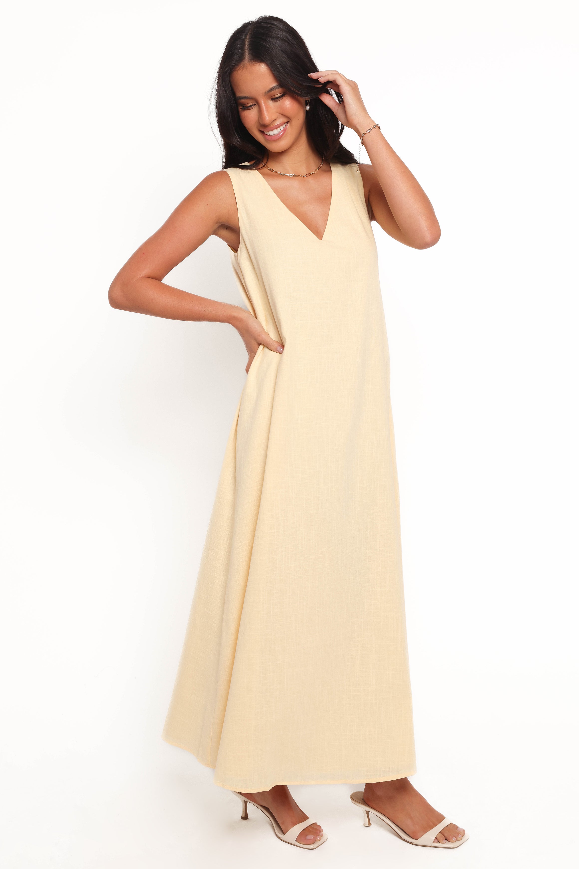 DRESSES Lia Maxi Dress - Lemon