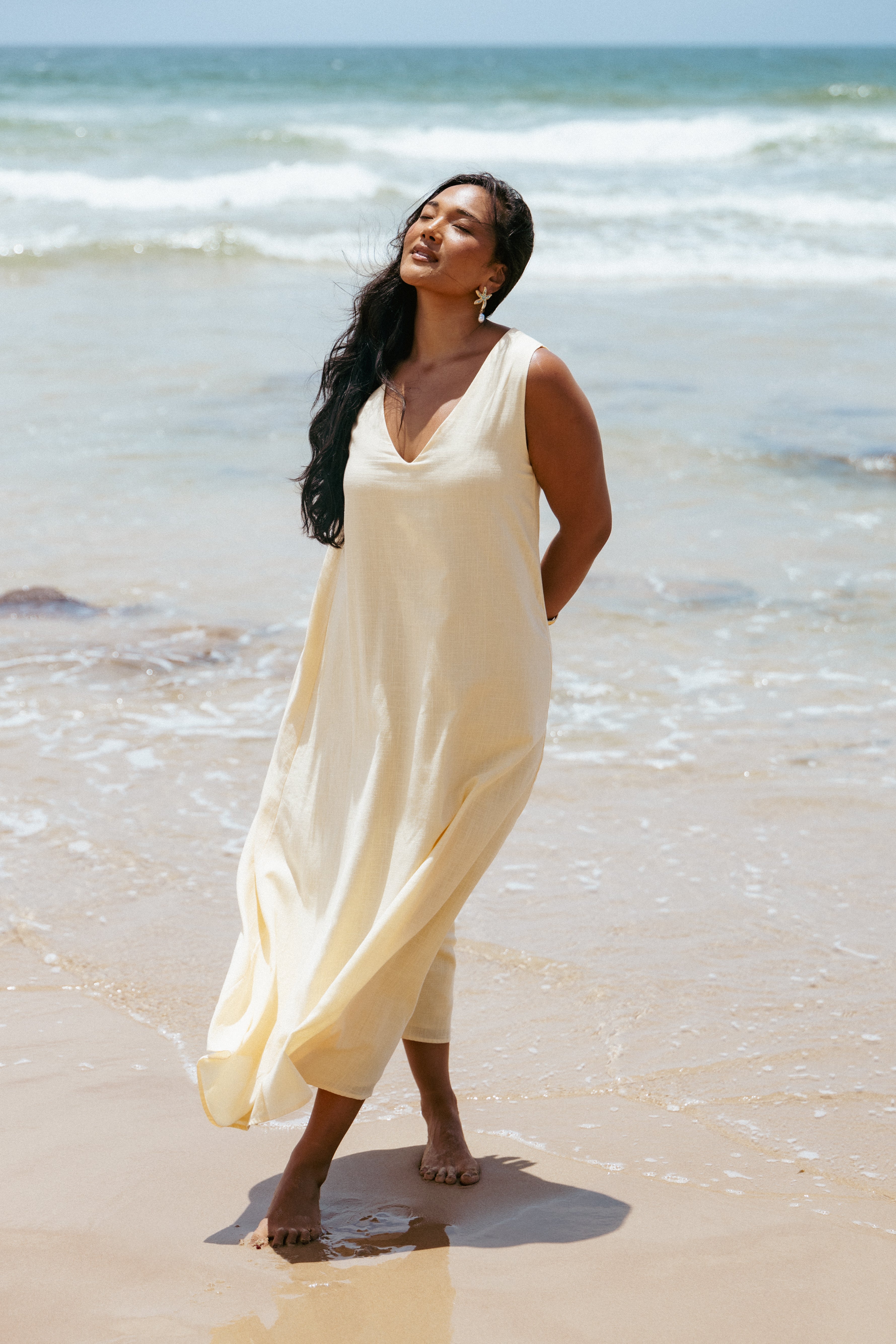 DRESSES Lia Maxi Dress - Lemon