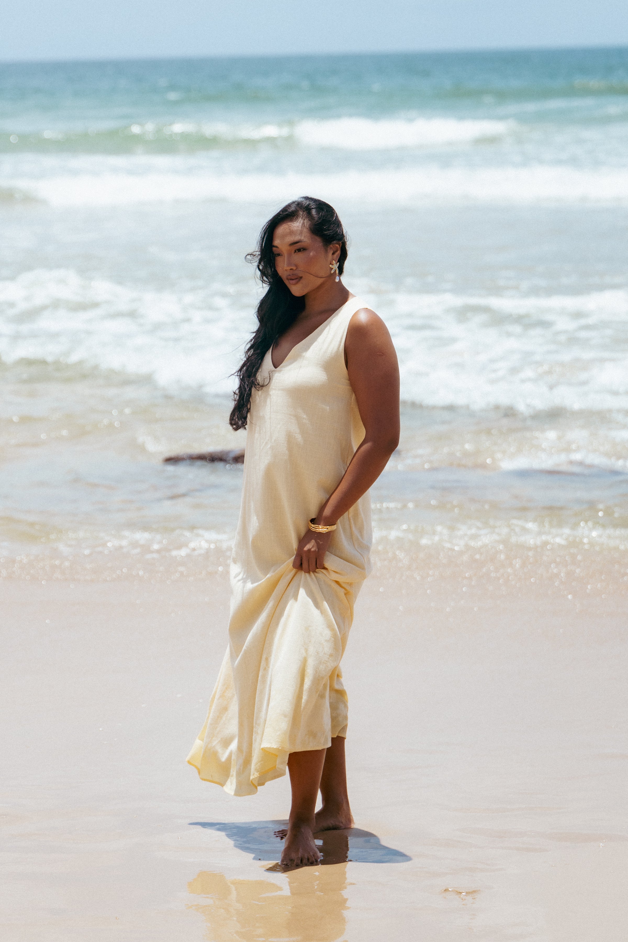 DRESSES Lia Maxi Dress - Lemon