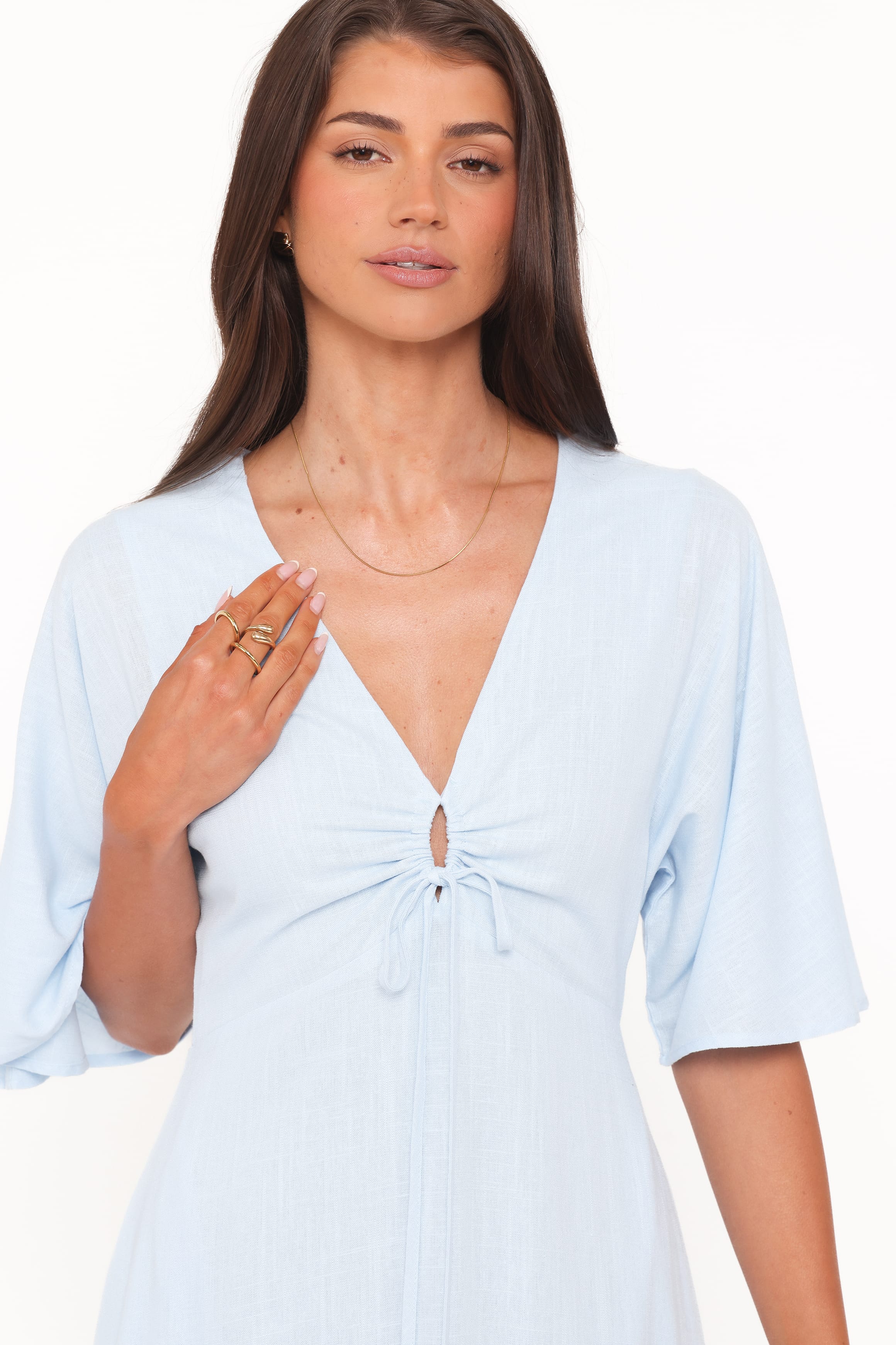 DRESSES Liberty Midi Dress - Light Blue