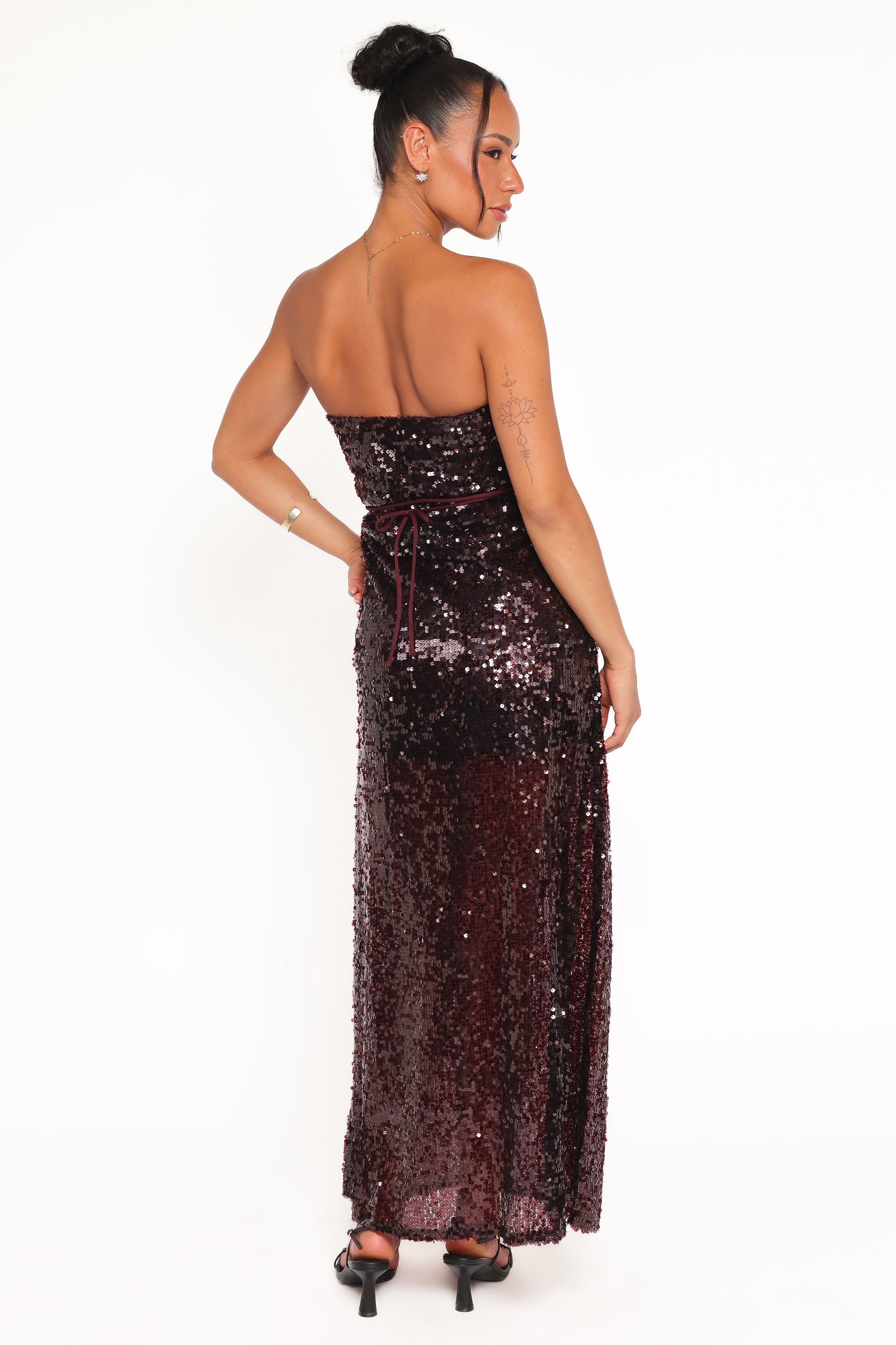 DRESSES Liliane Maxi Dress - Cherry Sequin