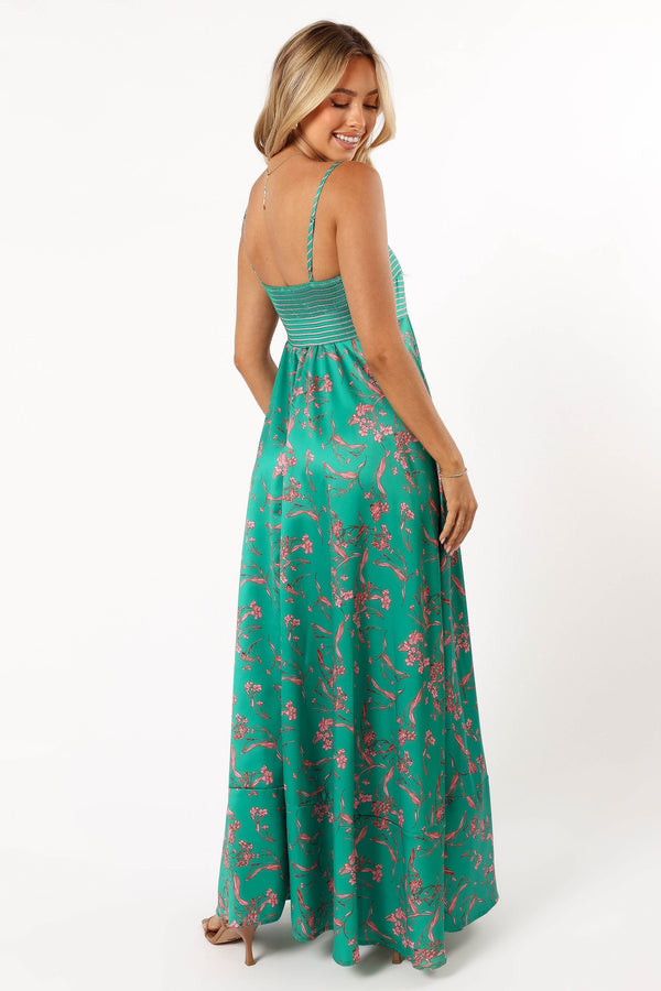 DRESSES @Lilie Maxi Dress - Green