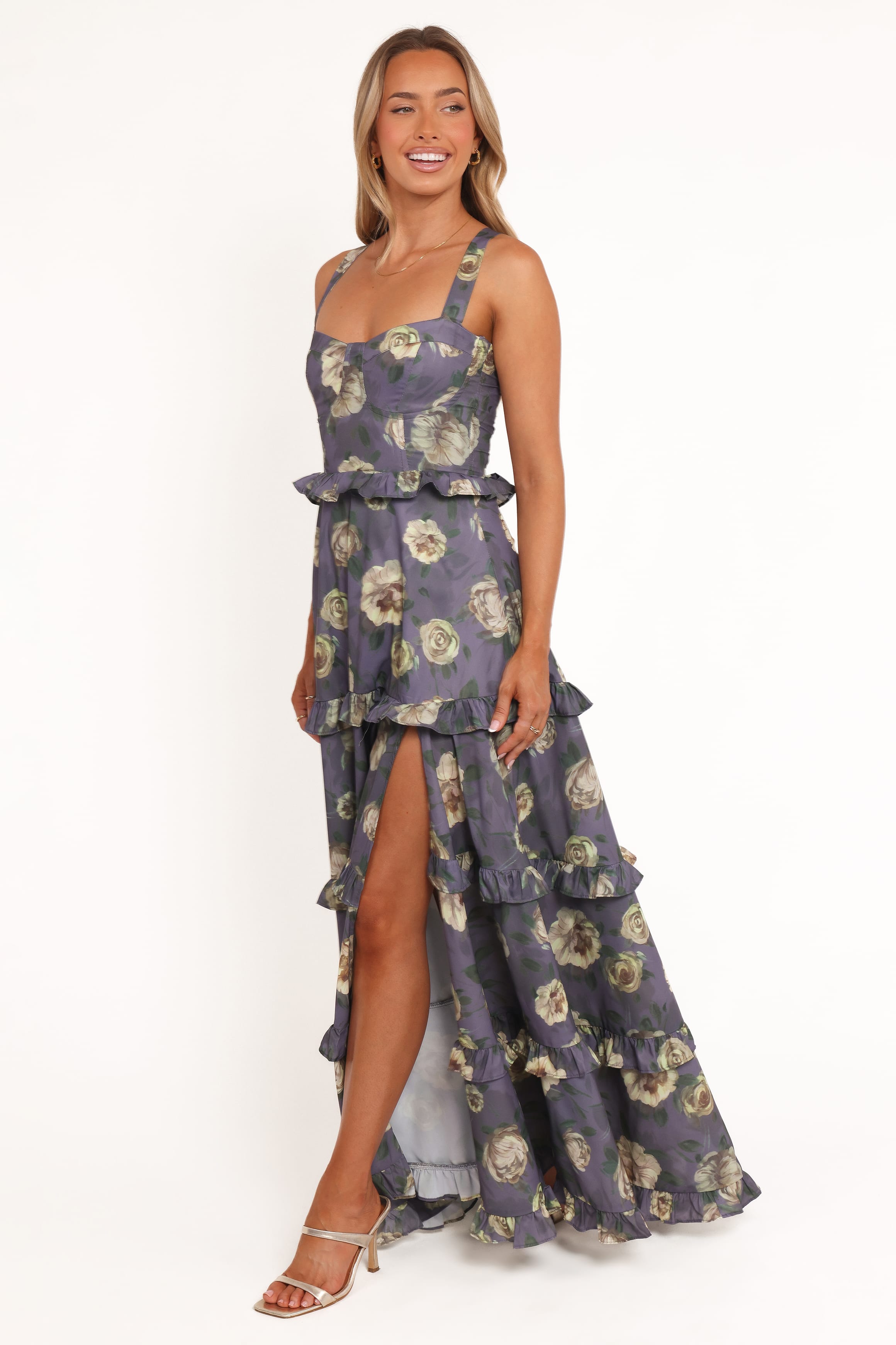 DRESSES Lillee Tiered Maxi Dress - Lavender Floral